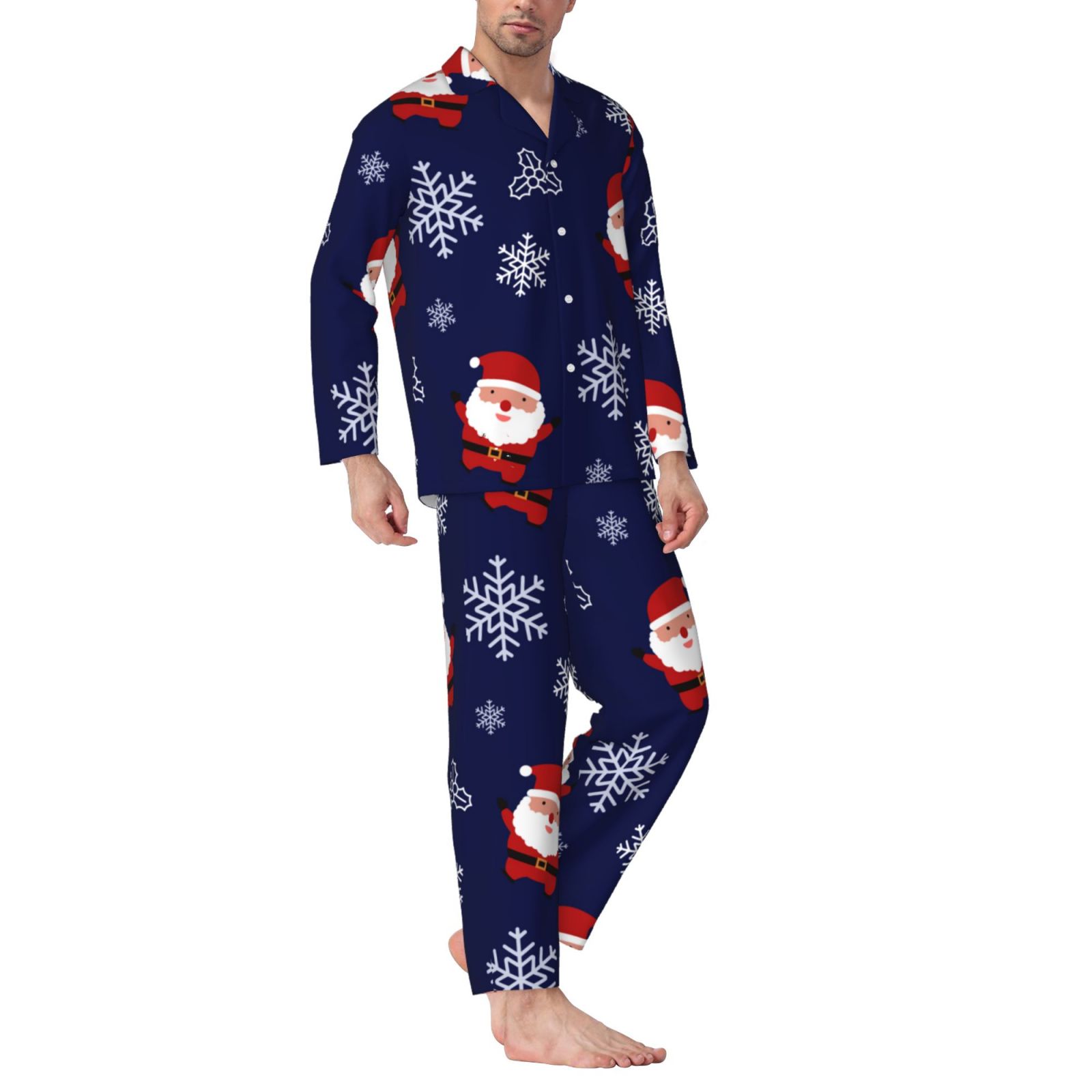 Men's Long-Sleeved Pajama Set