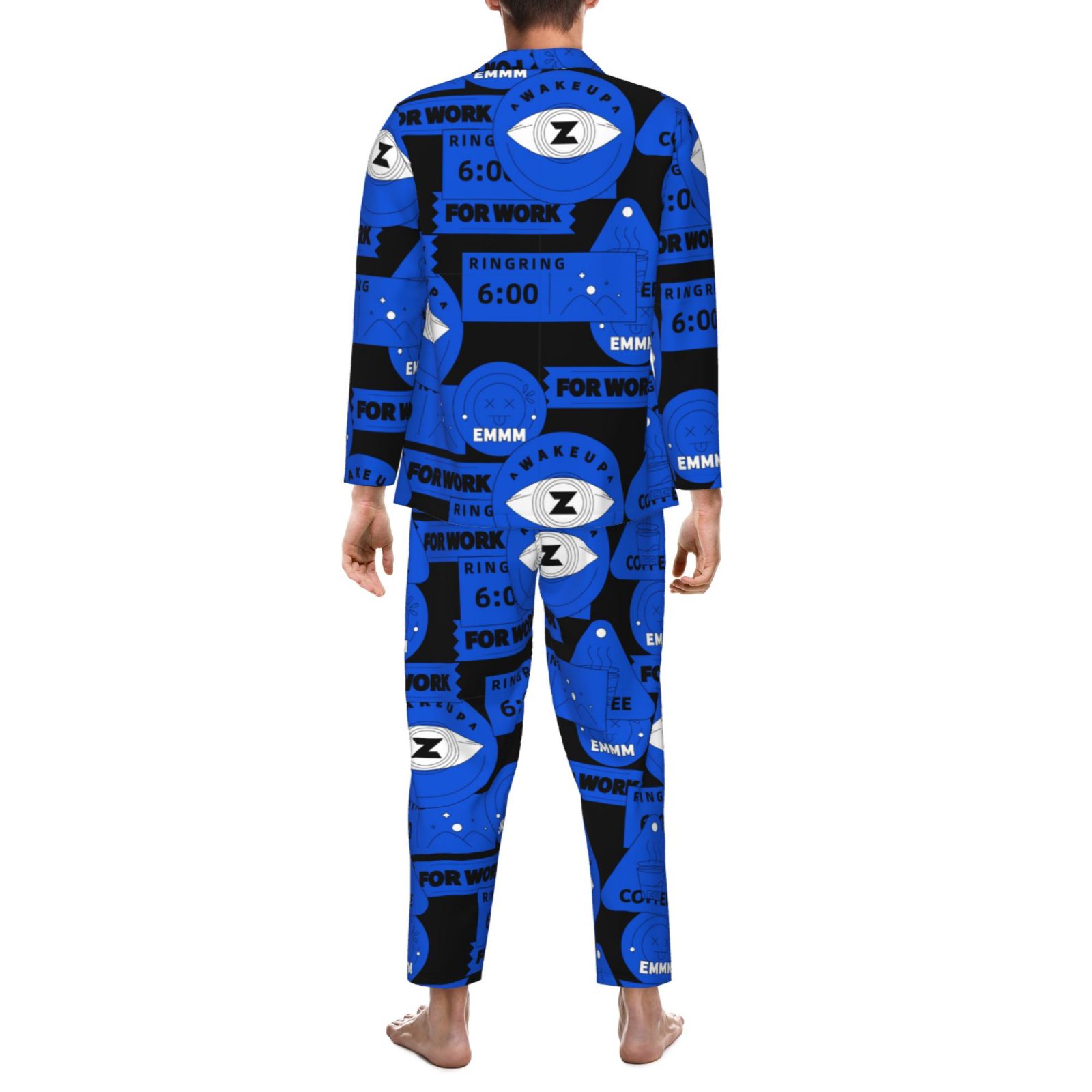 Men's Long-Sleeved Pajama Set