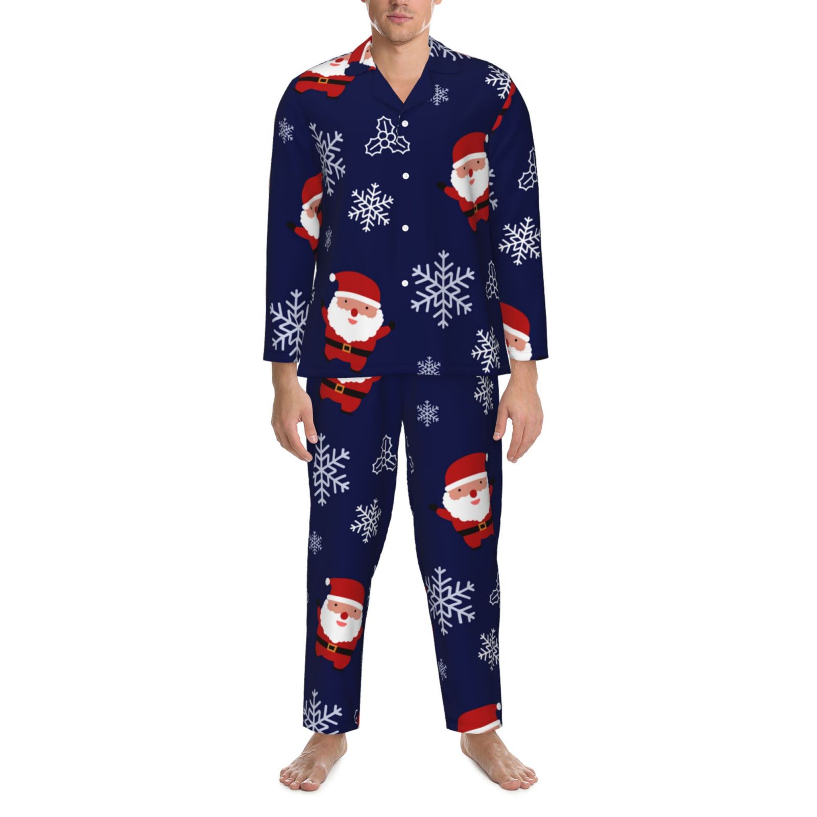 Men's Long-Sleeved Pajama Set