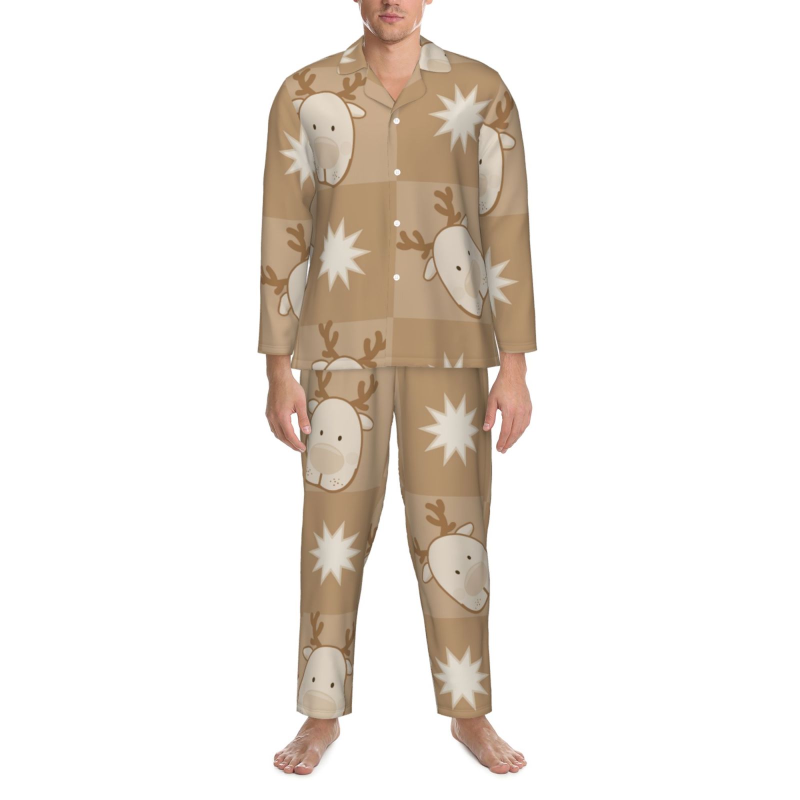 Men's Long-Sleeved Pajama Set