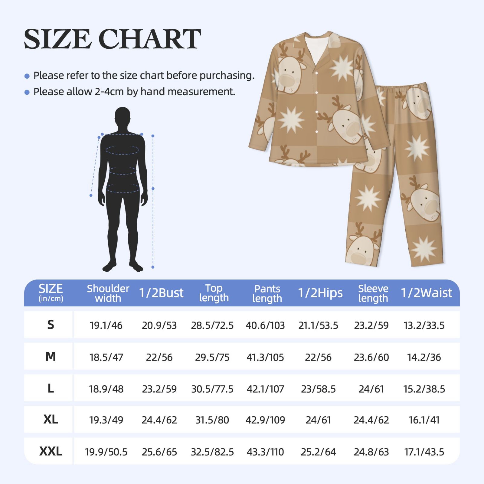 Men's Long-Sleeved Pajama Set