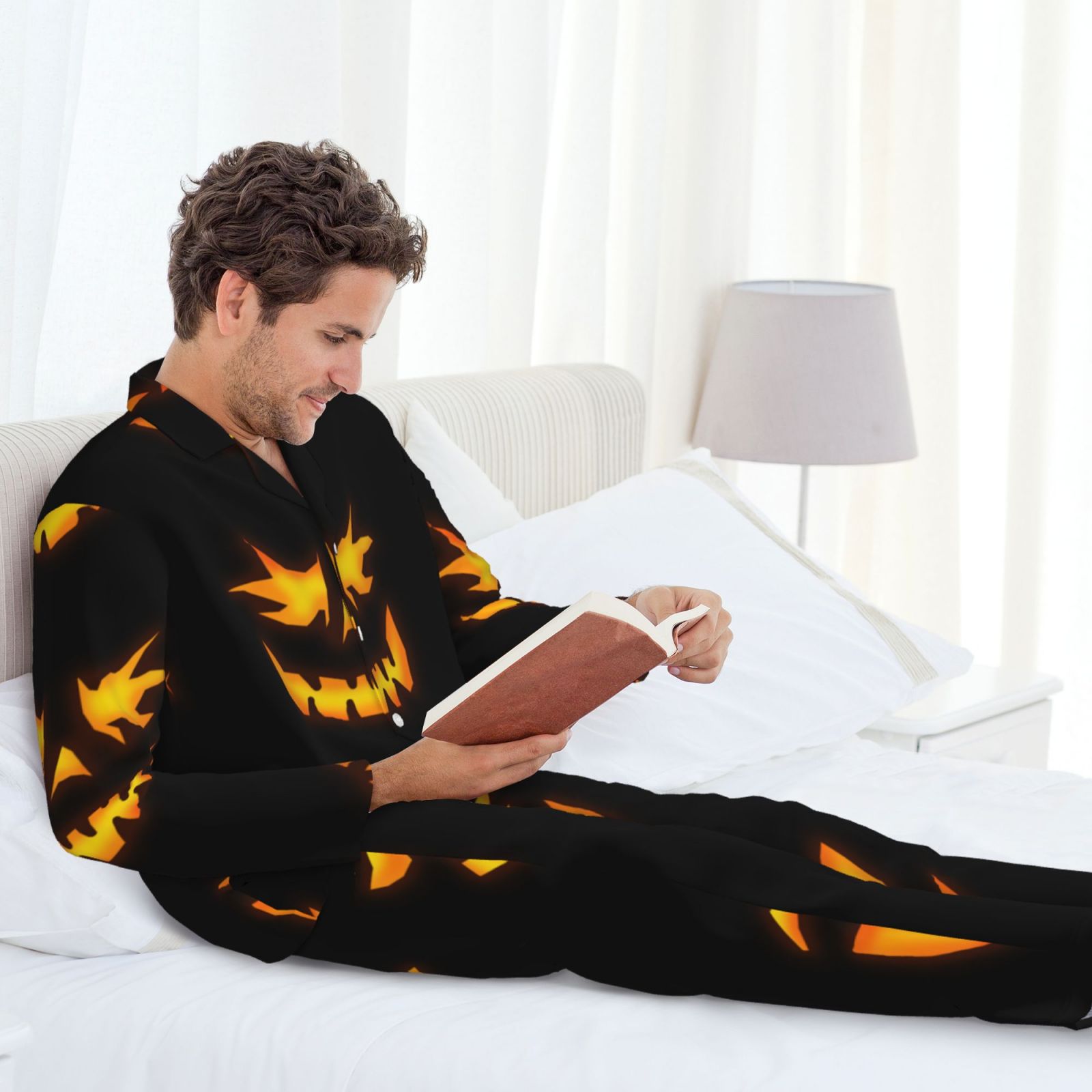 Men's Long-Sleeved Pajama Set