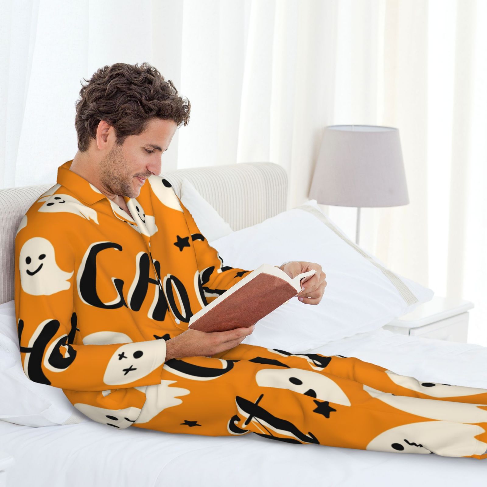 Men's Long-Sleeved Pajama Set