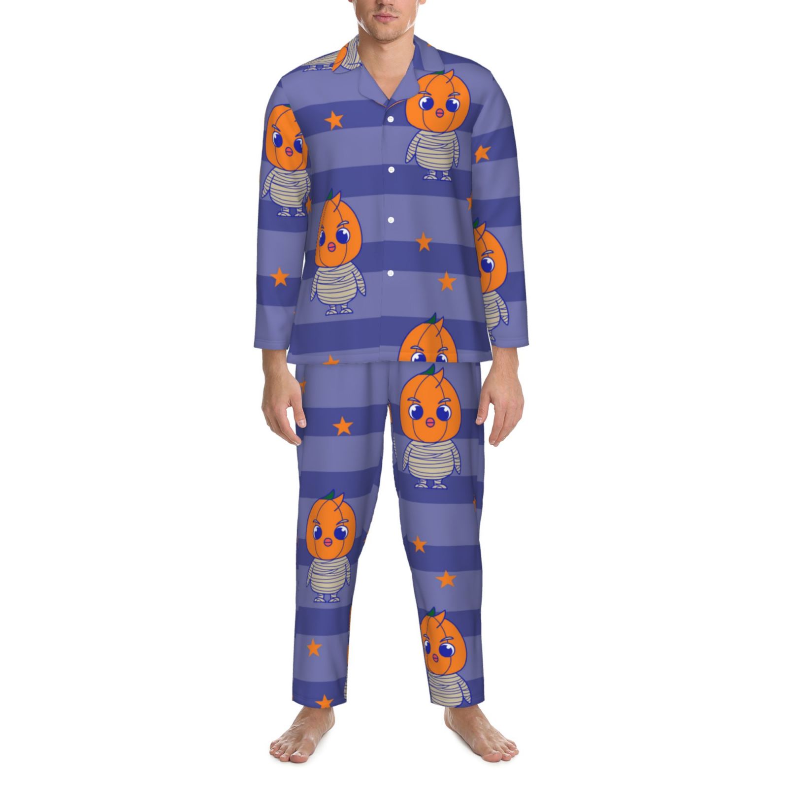 Men's Long-Sleeved Pajama Set