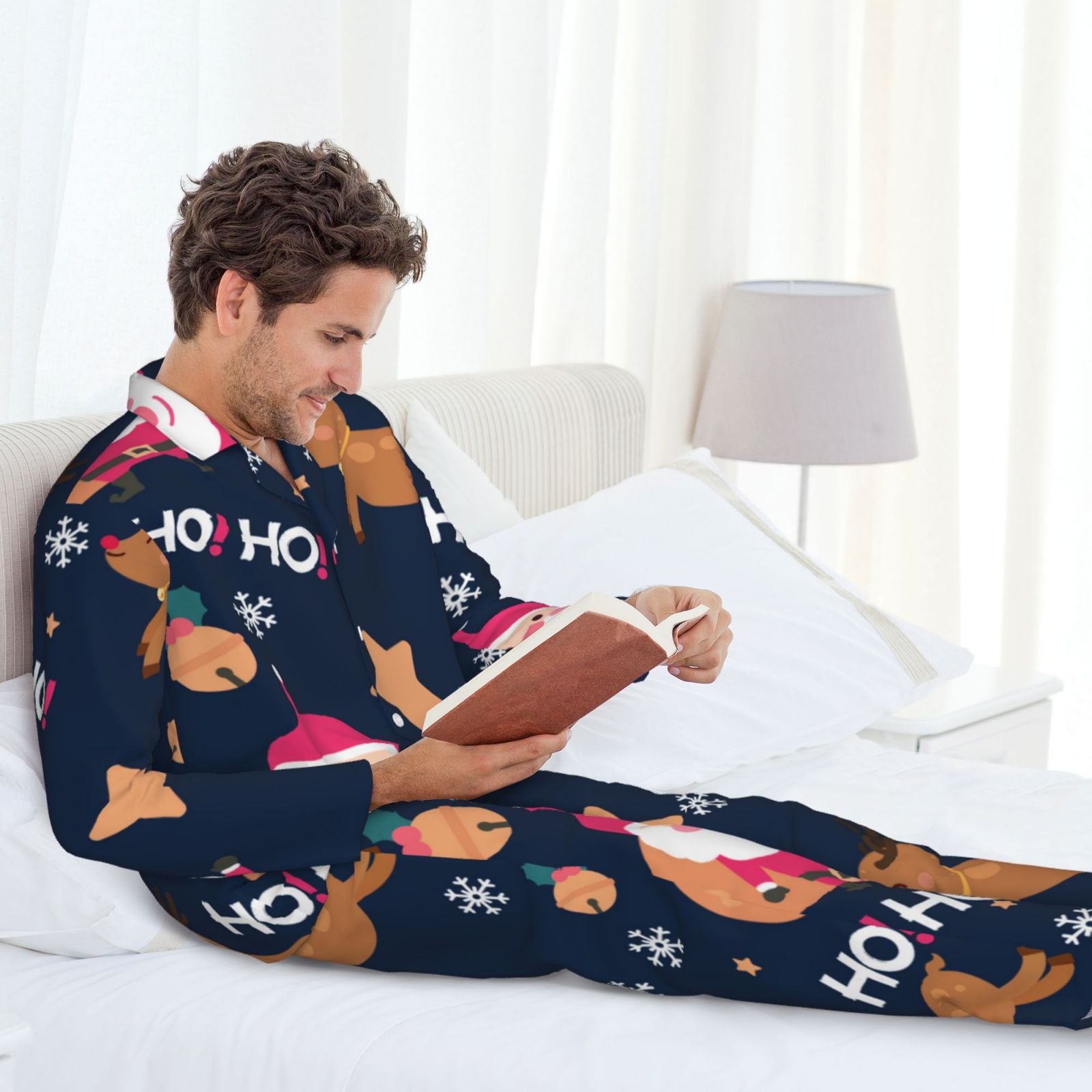 Men's Long-Sleeved Pajama Set