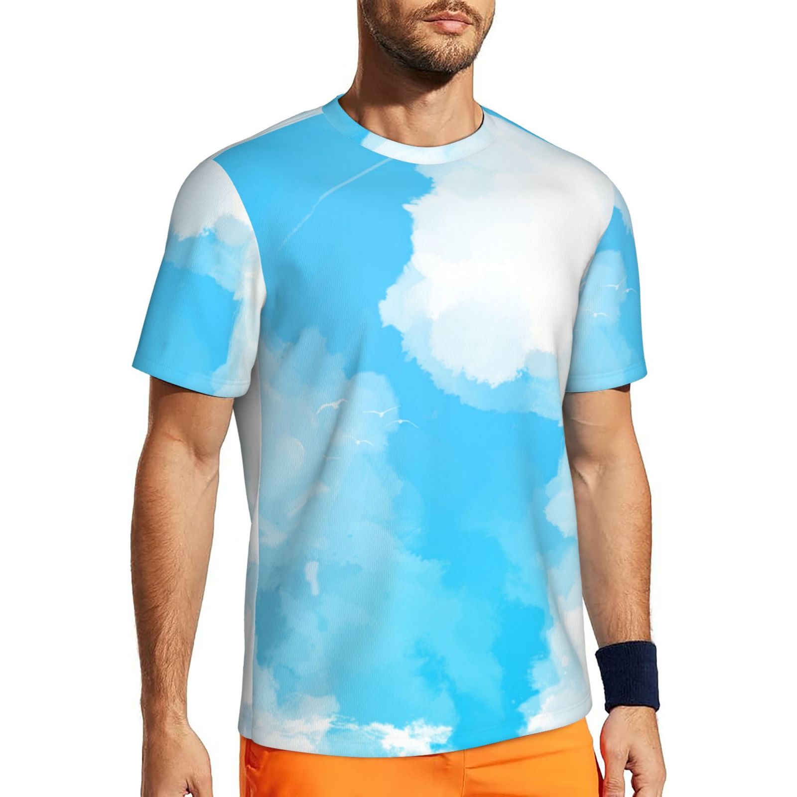 Men's Short-sleeved Mesh T-Shirt