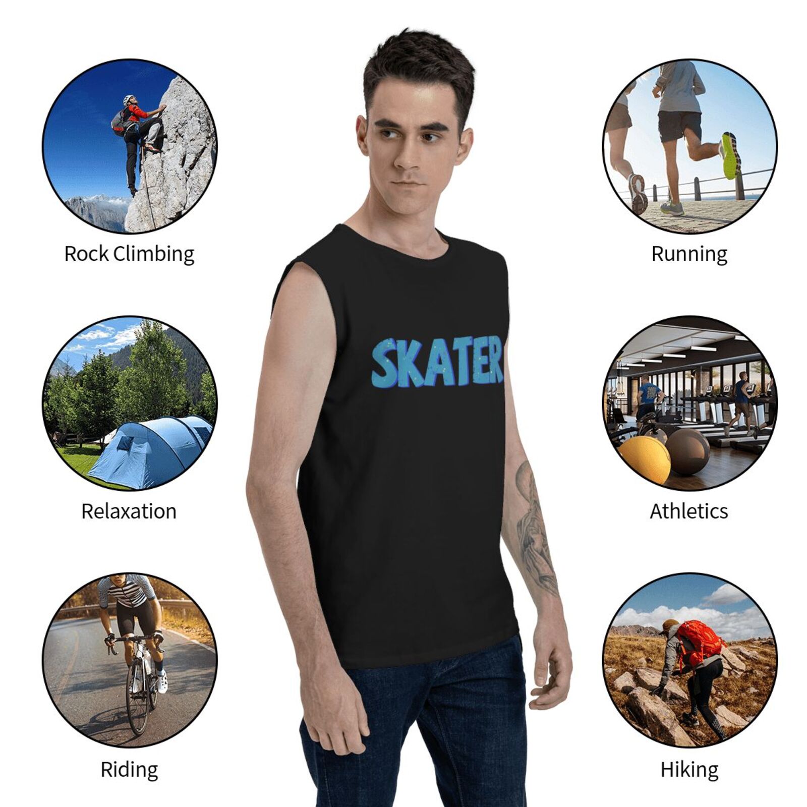 Men's Sleeveless T-Shirt