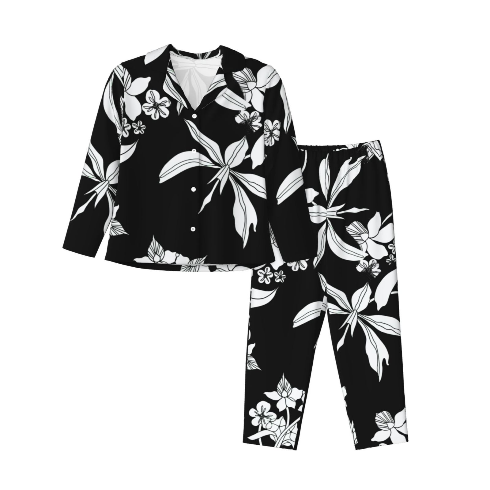 Women's Long-Sleeved Pajama Set