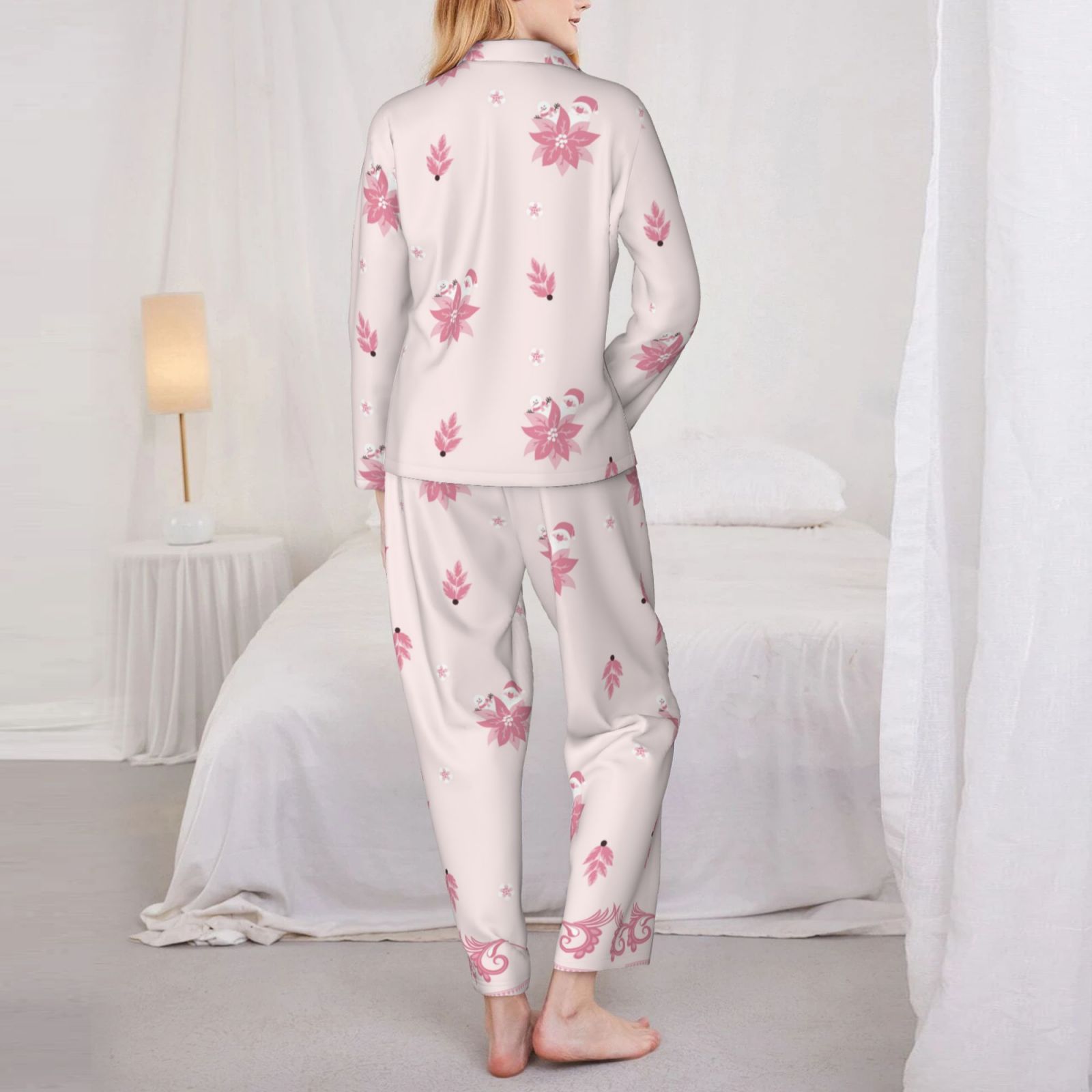 Women's Long-Sleeved Pajama Set