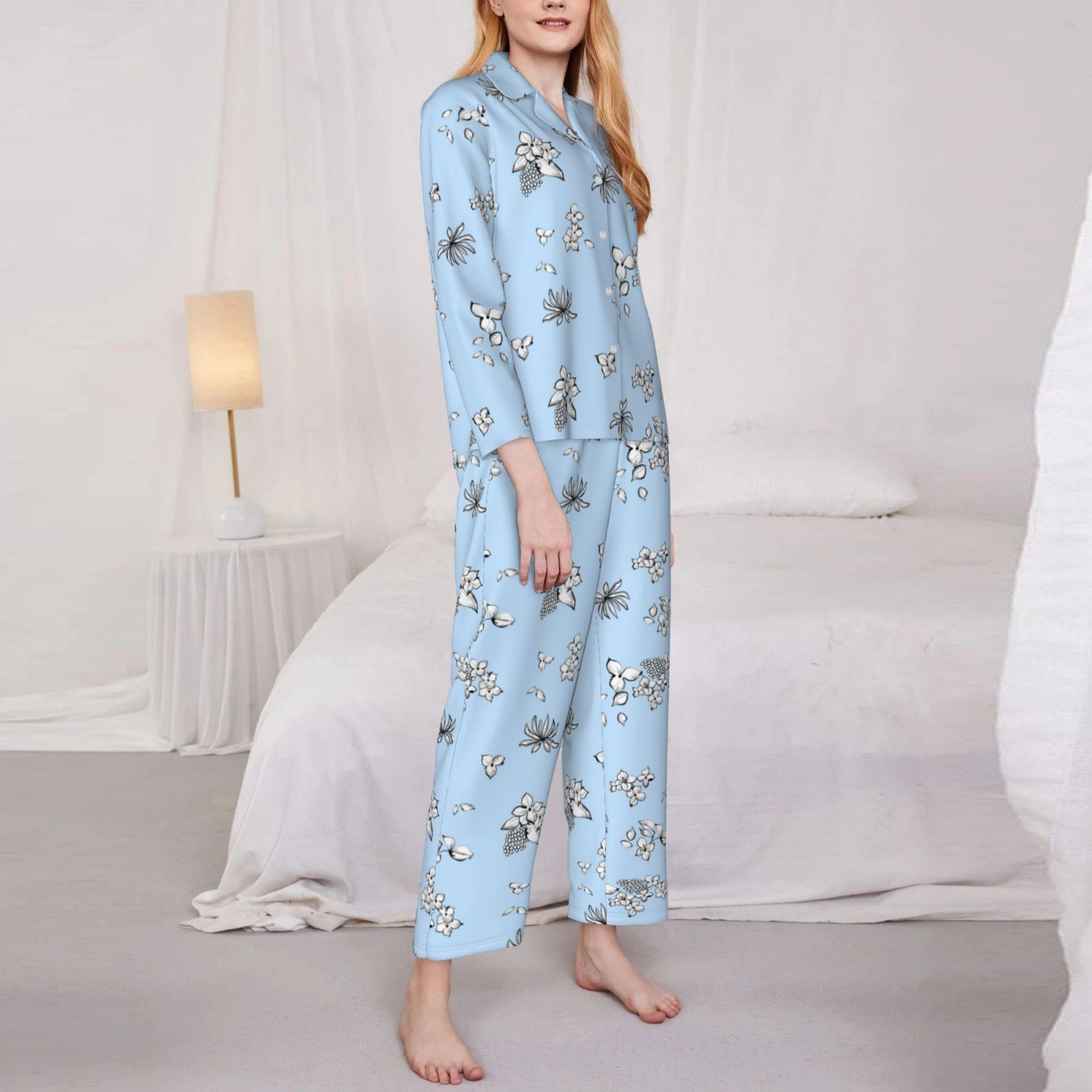 Women's Long-Sleeved Pajama Set