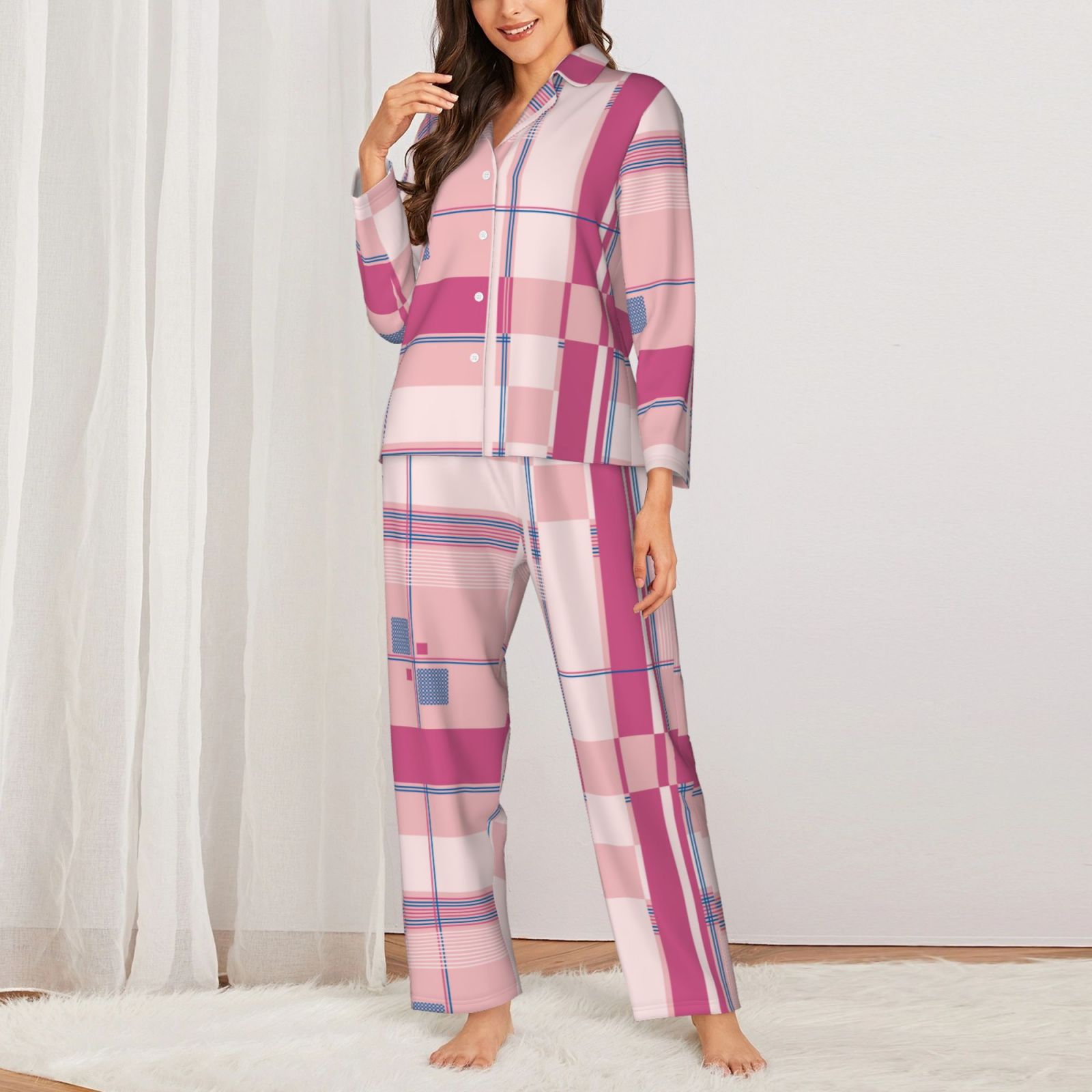 Women's Long-Sleeved Pajama Set