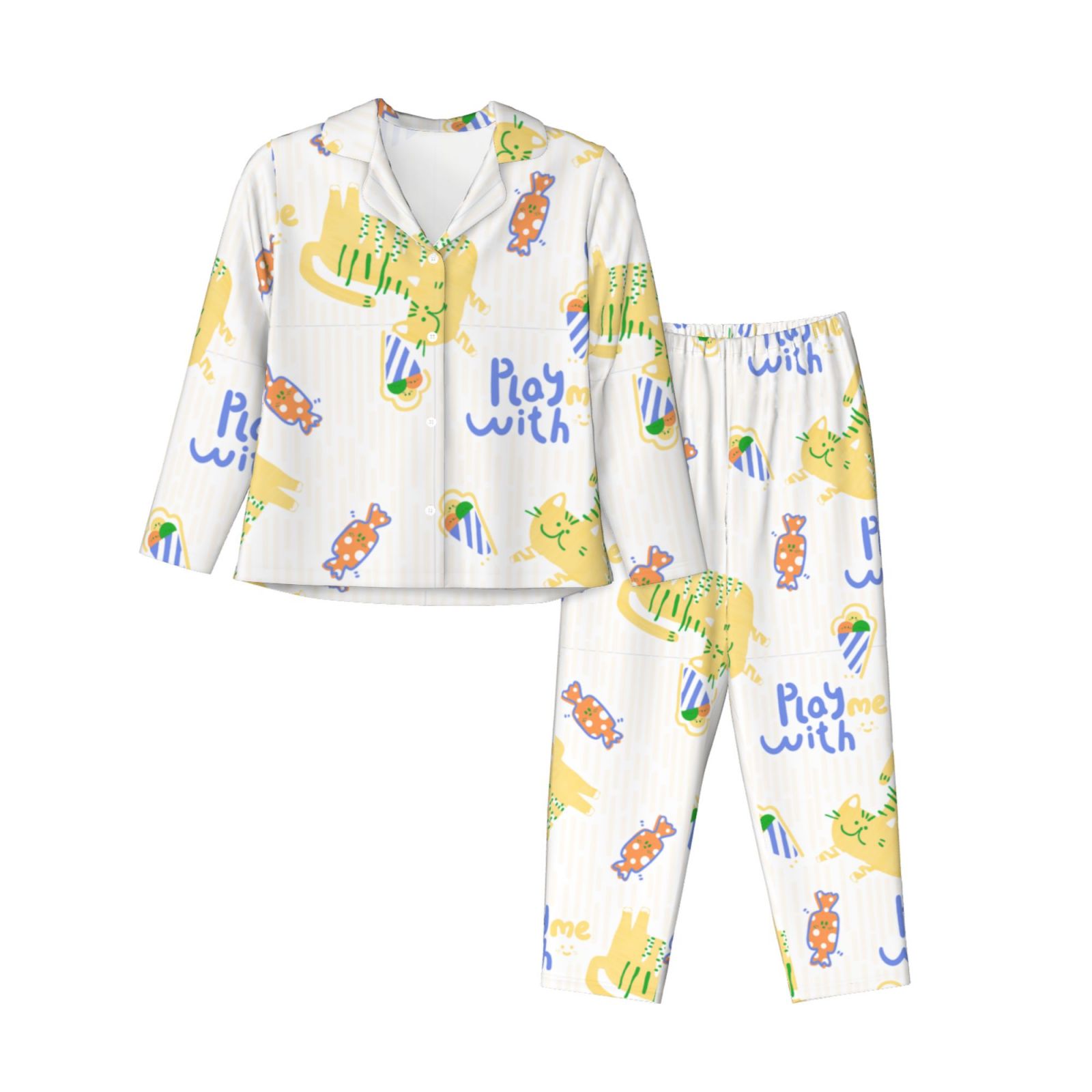 Women's Long-Sleeved Pajama Set