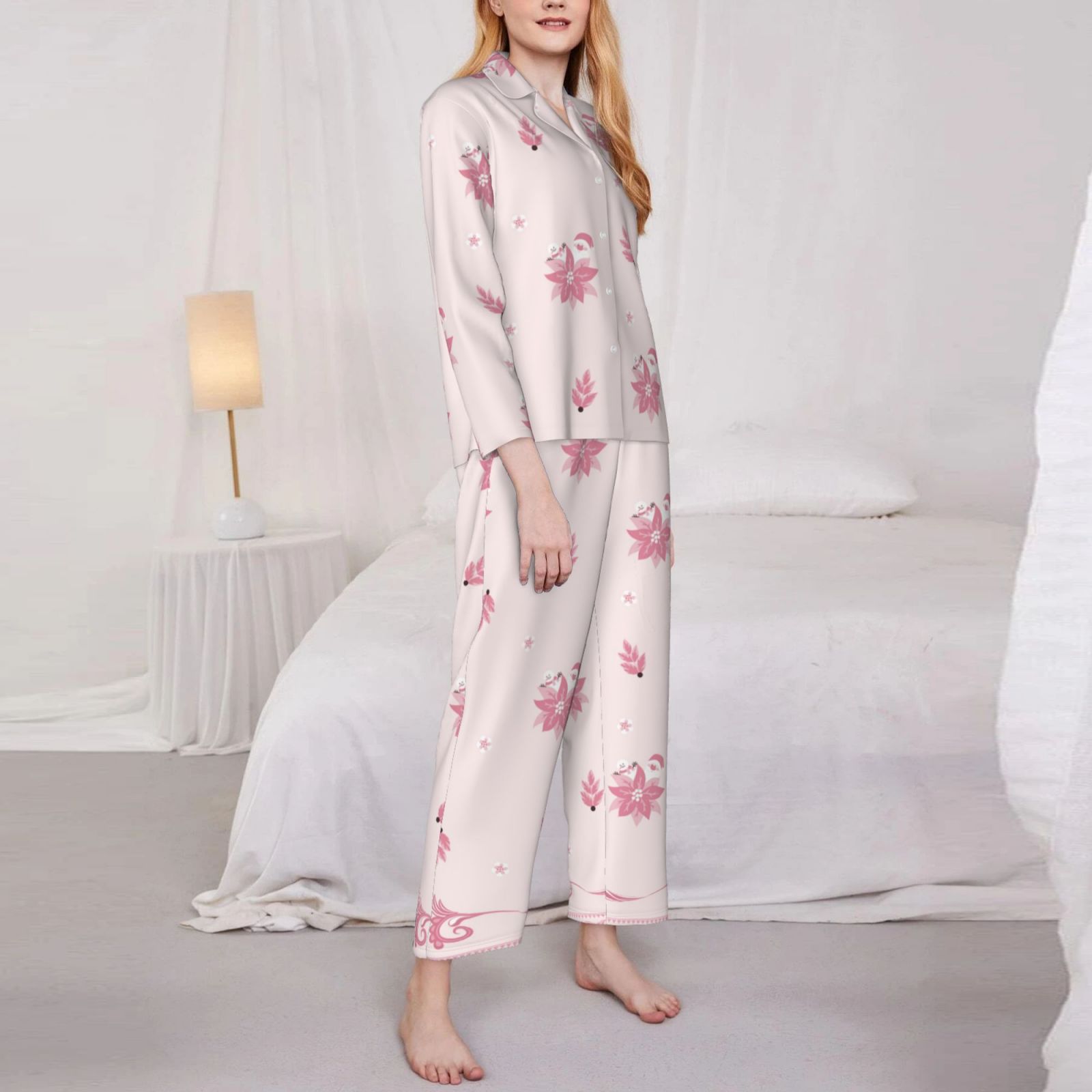 Women's Long-Sleeved Pajama Set