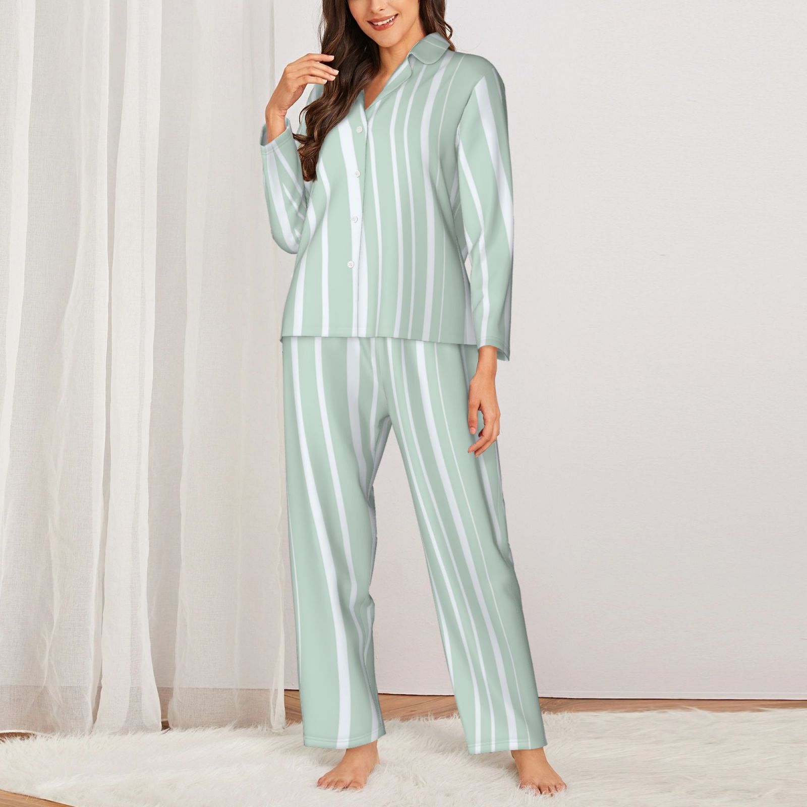 Women's Long-Sleeved Pajama Set