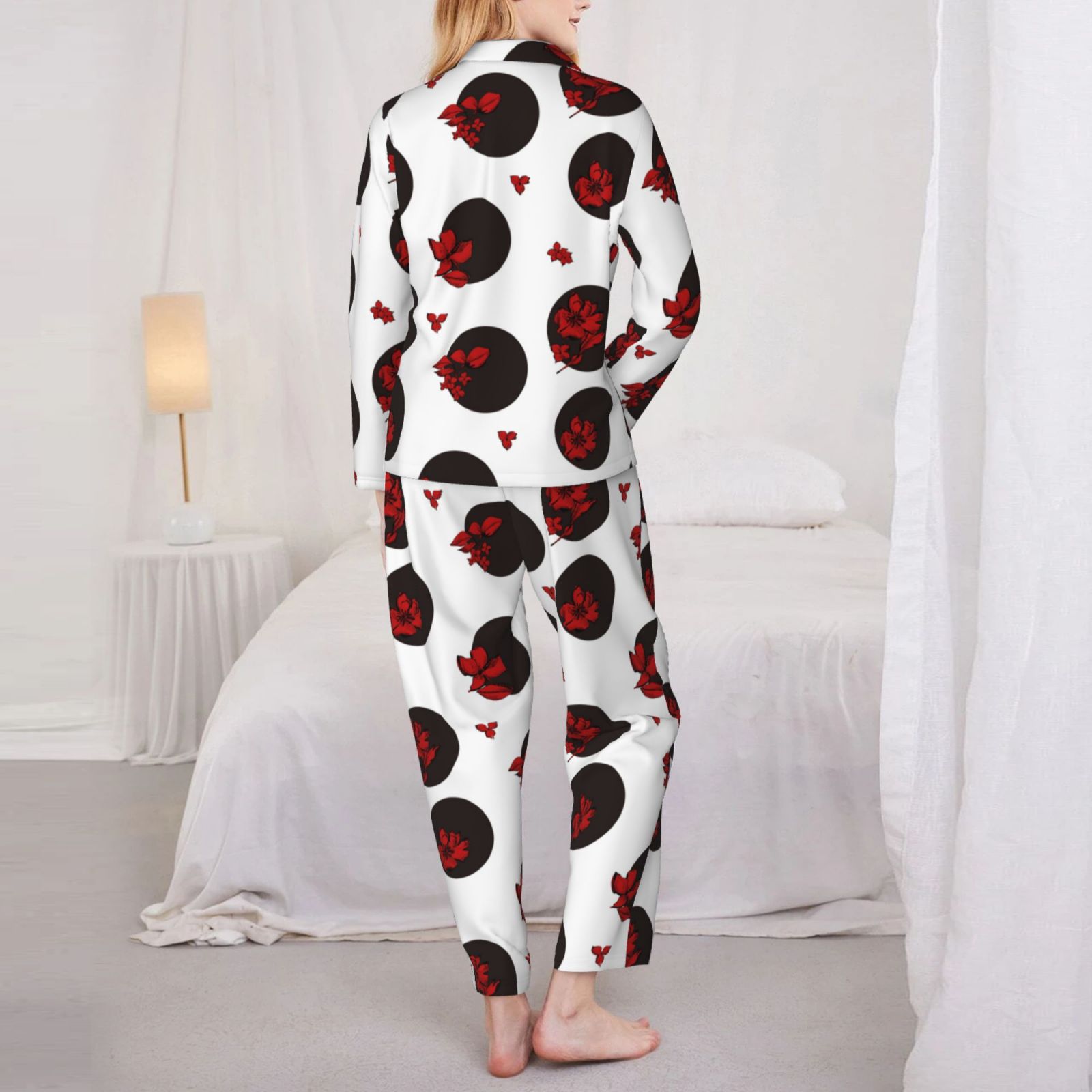 Women's Long-Sleeved Pajama Set