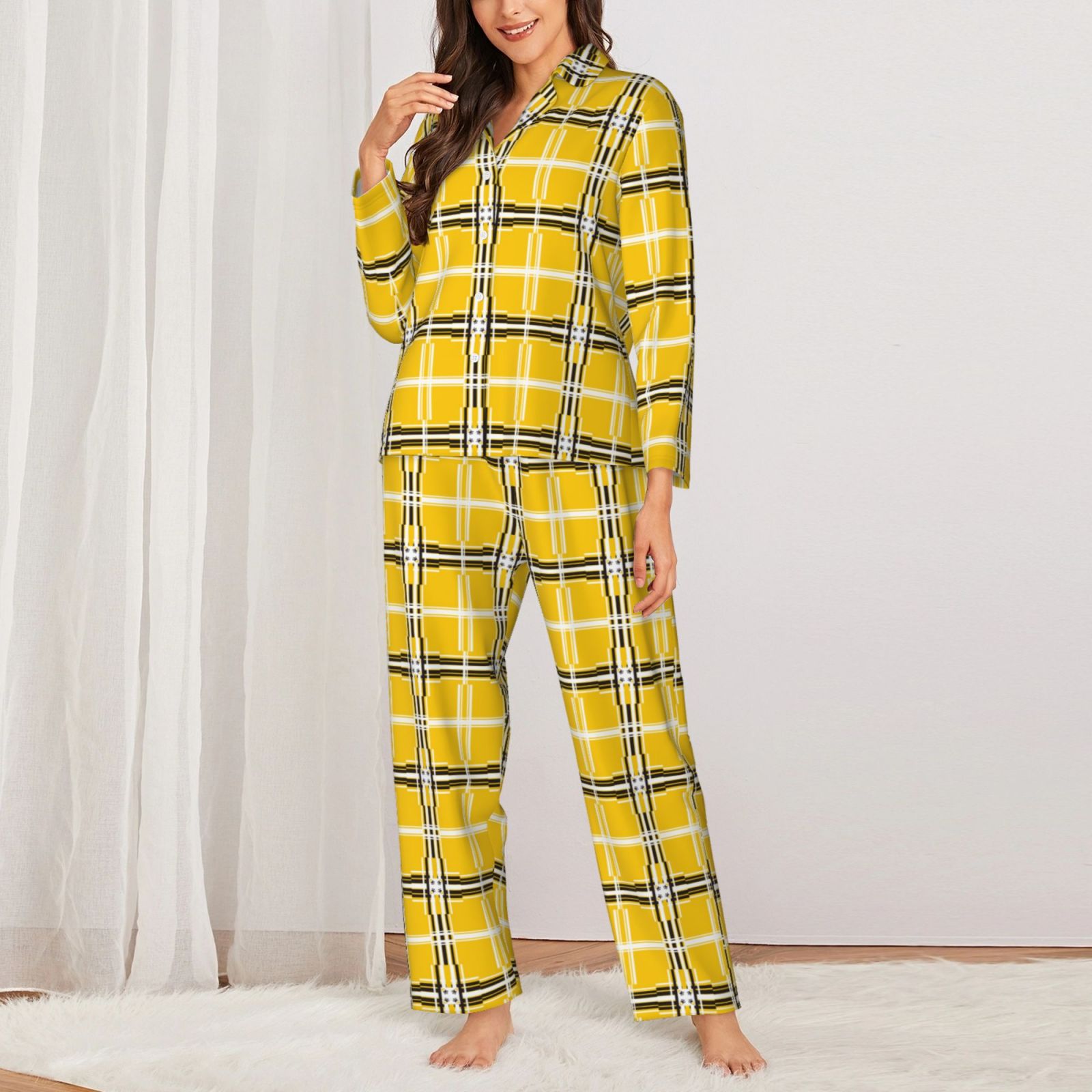 Women's Long-Sleeved Pajama Set