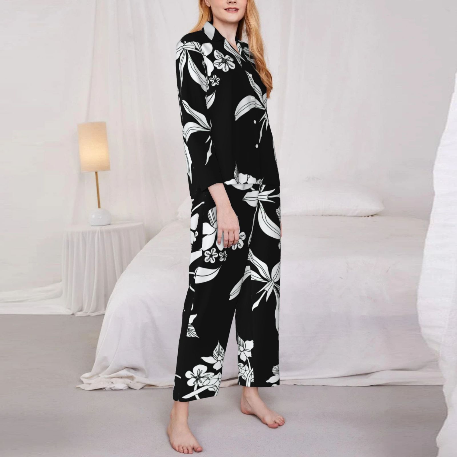 Women's Long-Sleeved Pajama Set