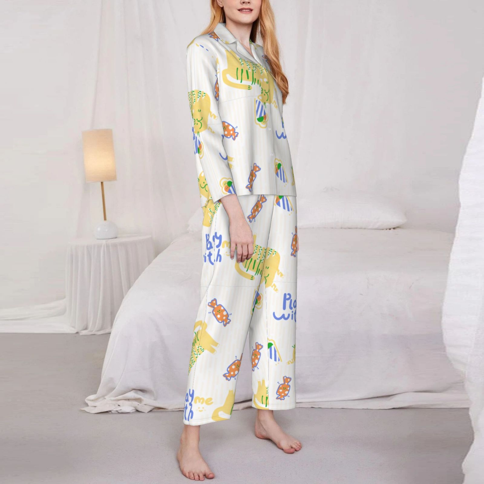 Women's Long-Sleeved Pajama Set