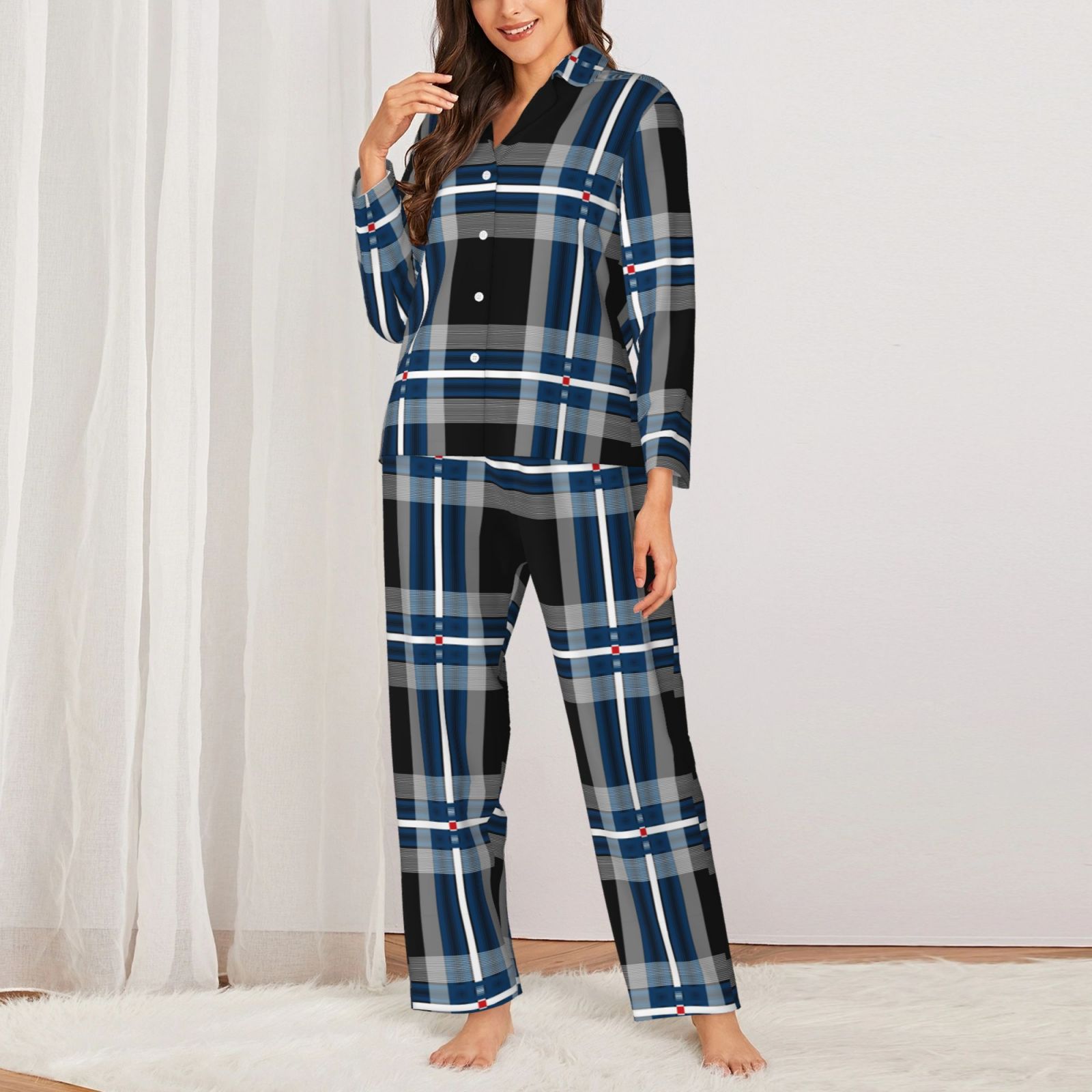 Women's Long-Sleeved Pajama Set