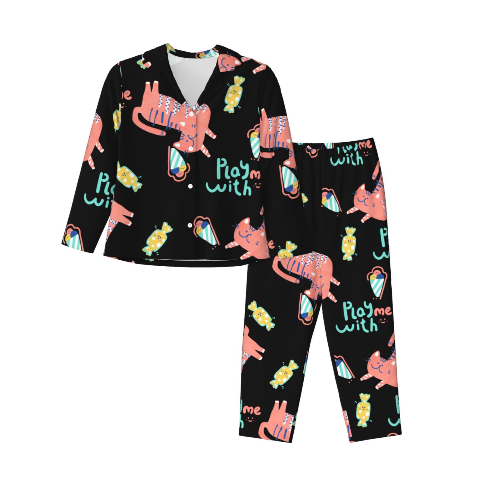 Women's Long-Sleeved Pajama Set