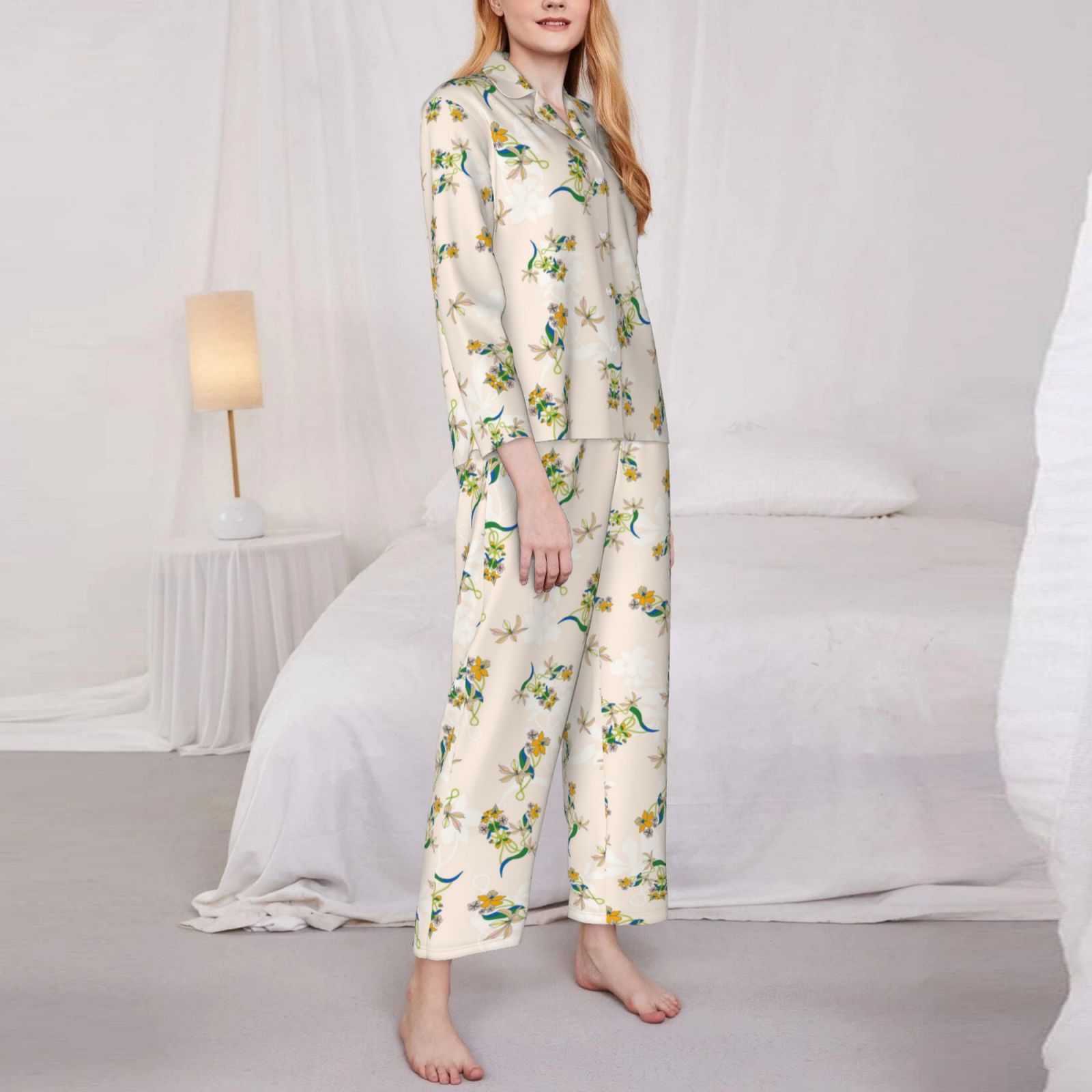 Women's Long-Sleeved Pajama Set