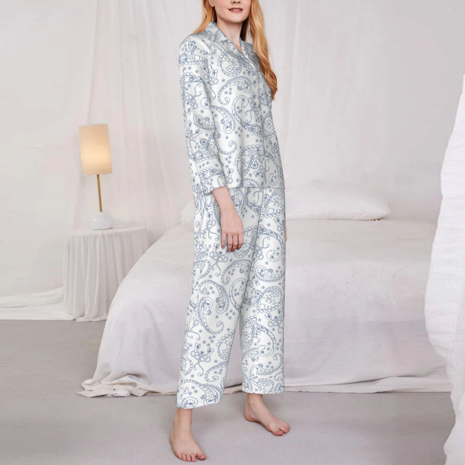 Women's Long-Sleeved Pajama Set