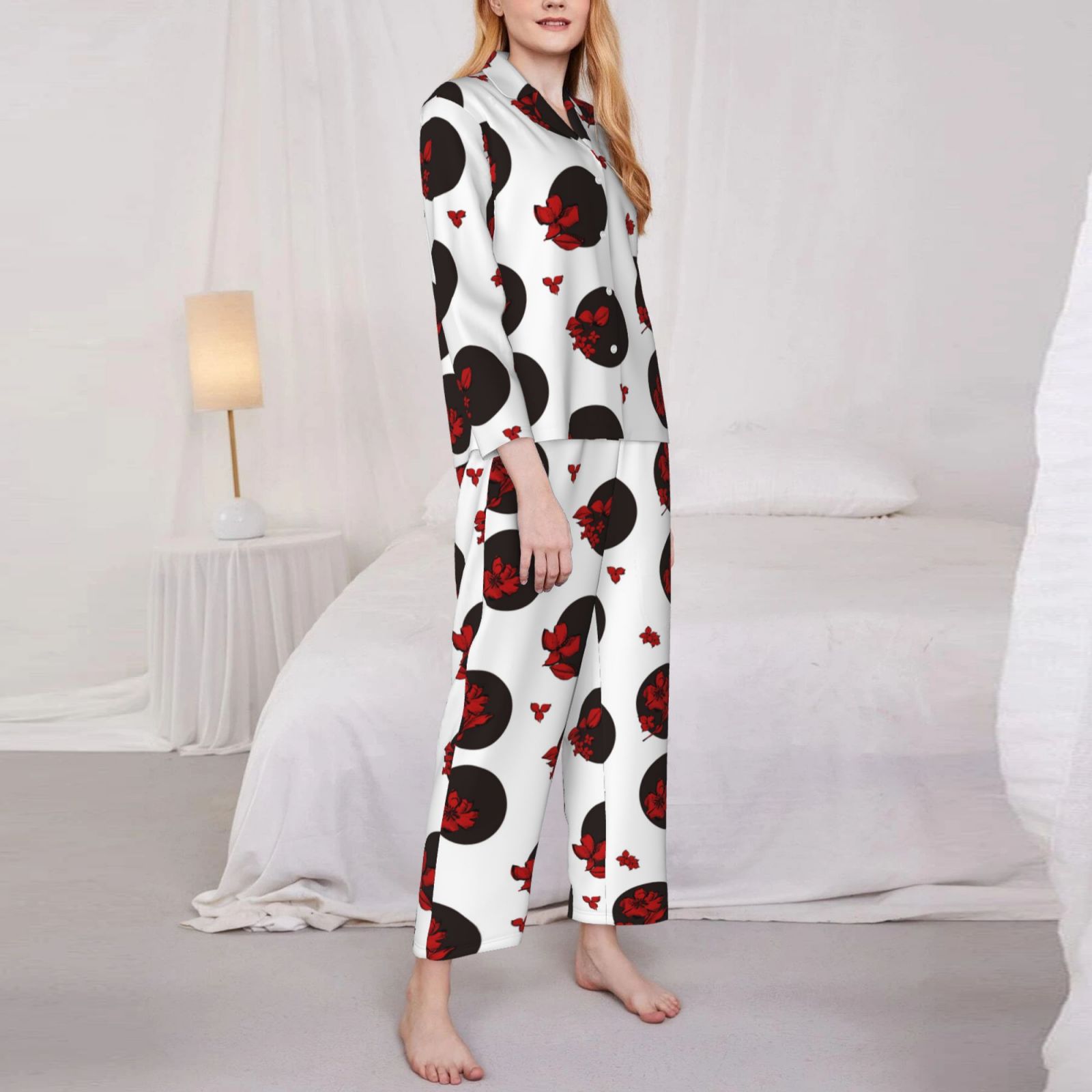 Women's Long-Sleeved Pajama Set