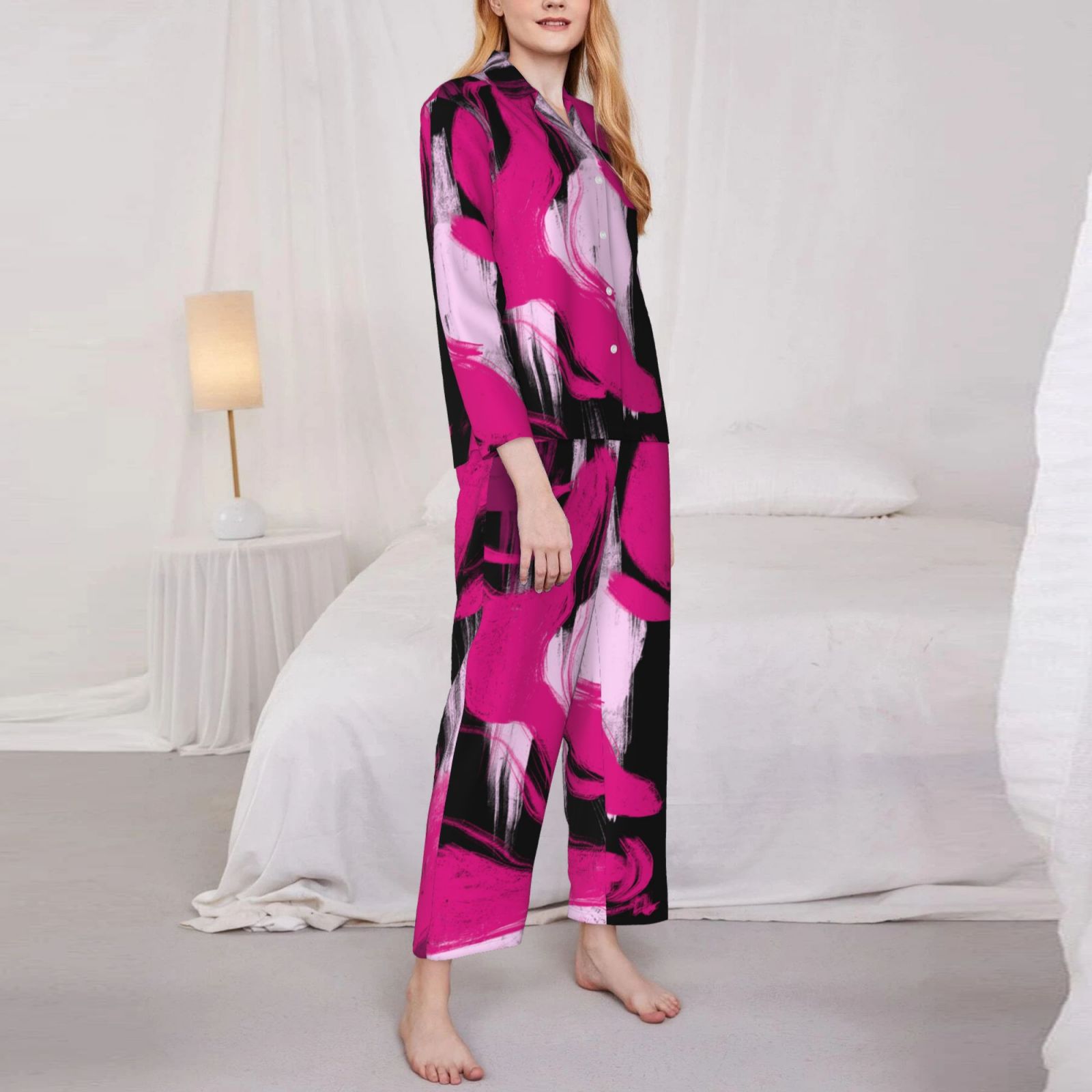 Women's Long-Sleeved Pajama Set