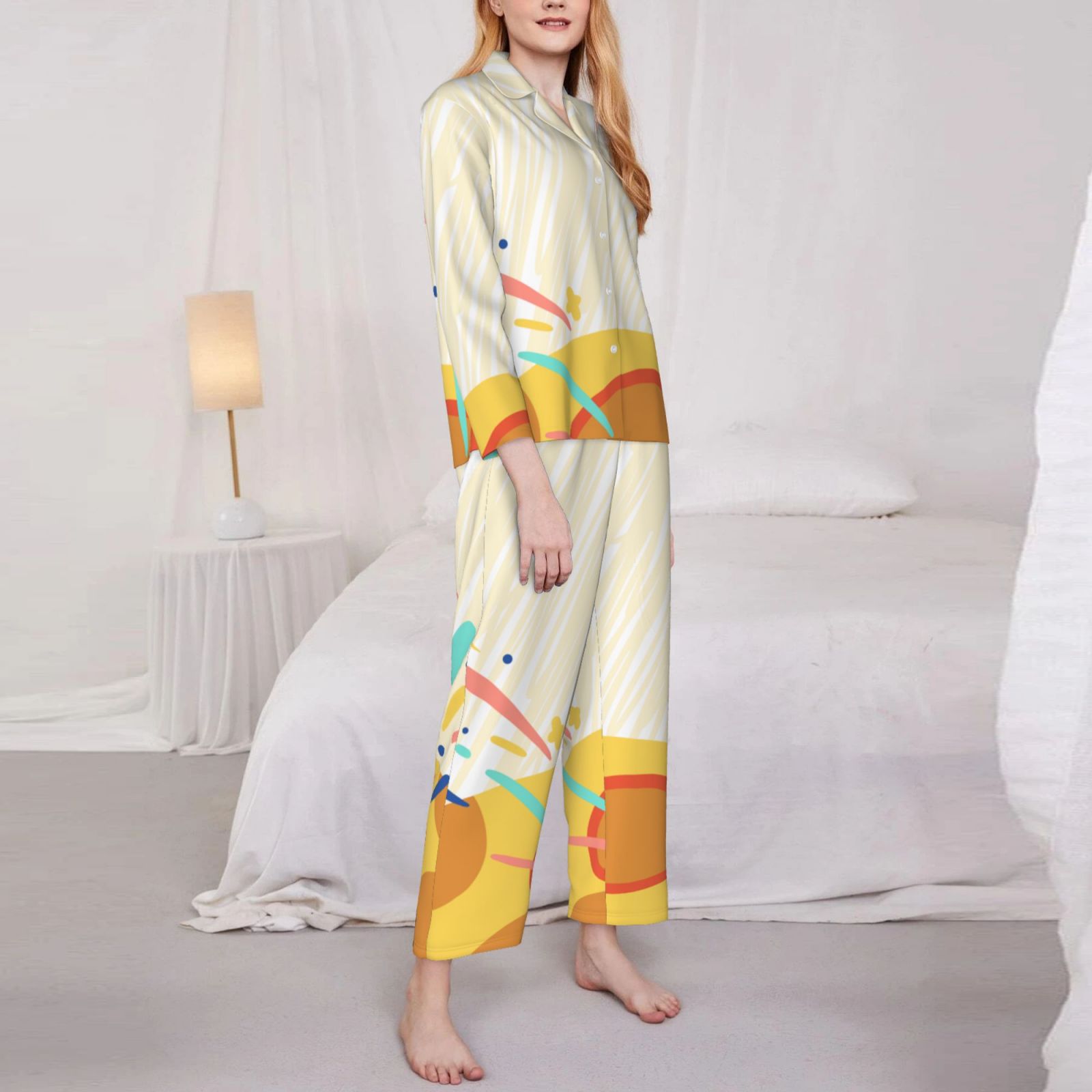 Women's Long-Sleeved Pajama Set