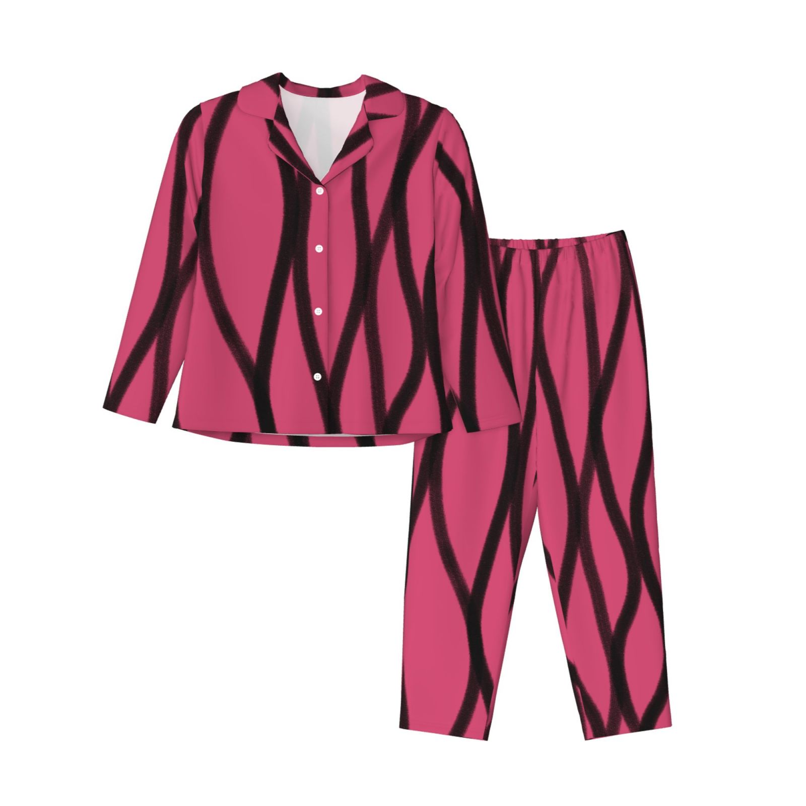 Women's Long-Sleeved Pajama Set