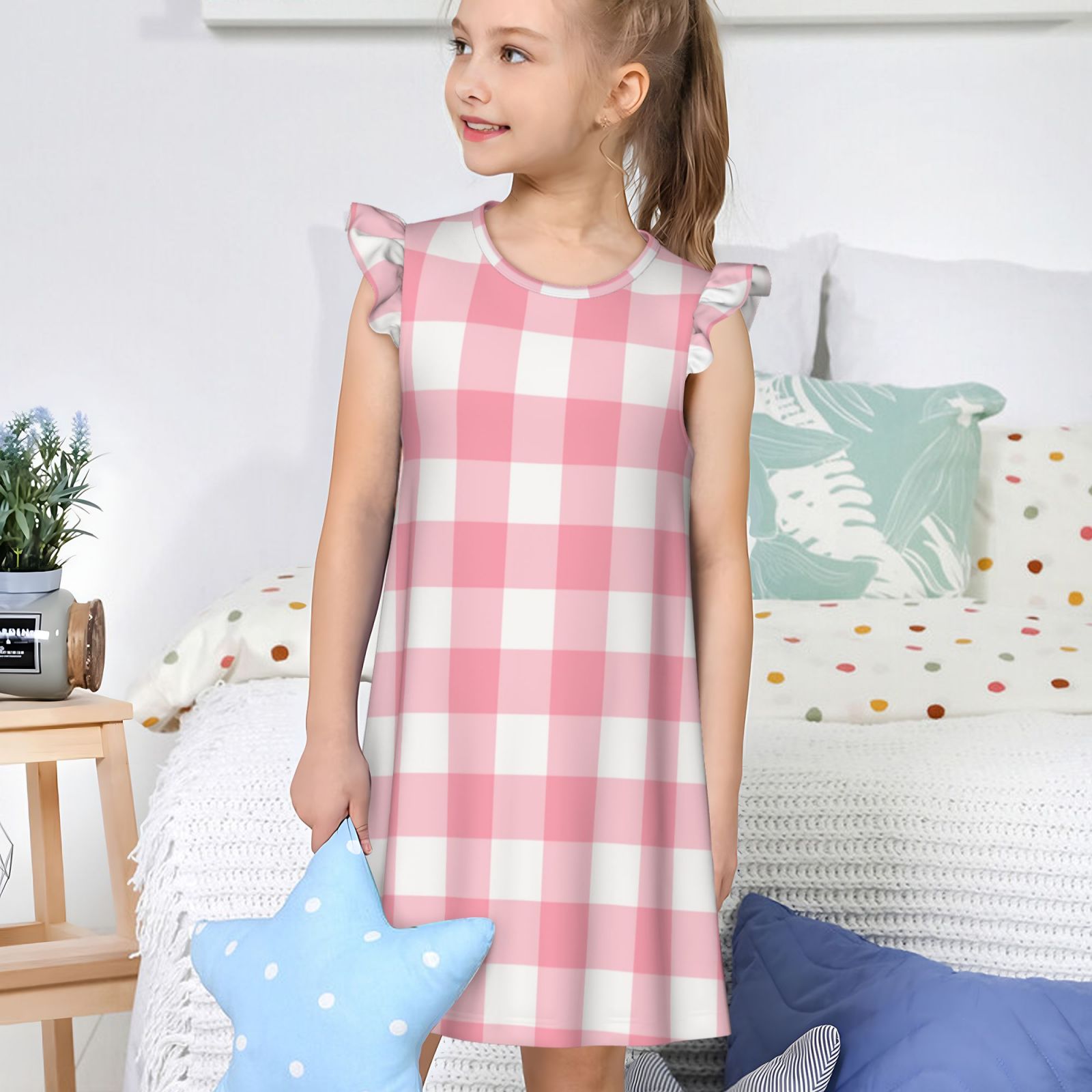 Girls Nightgowns Pajamas Dress