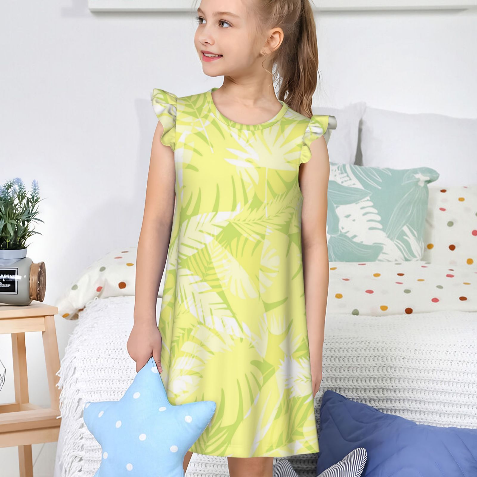 Girls Nightgowns Pajamas Dress