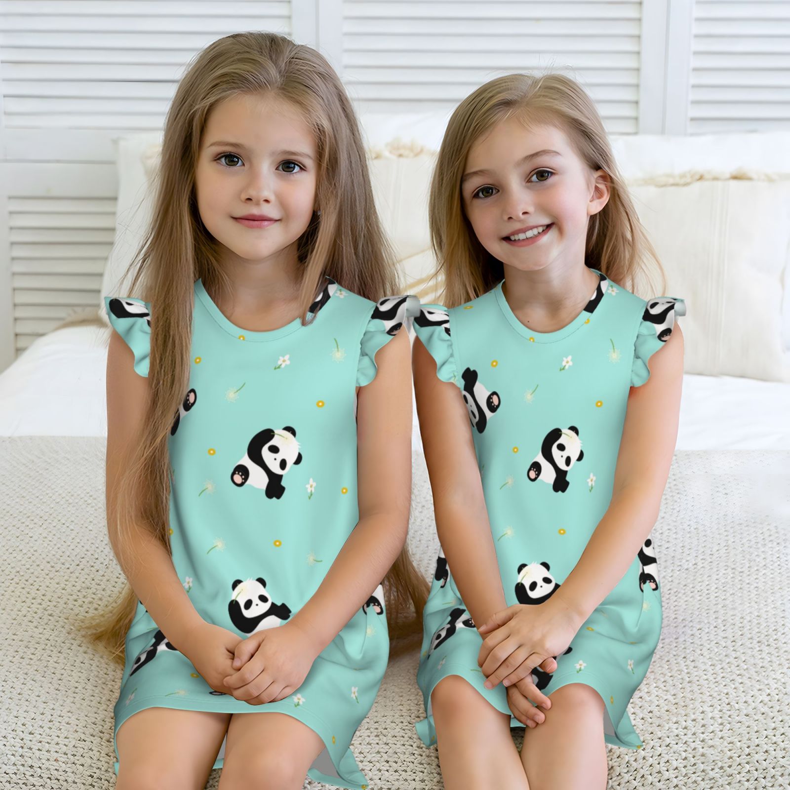 Girls Nightgowns Pajamas Dress