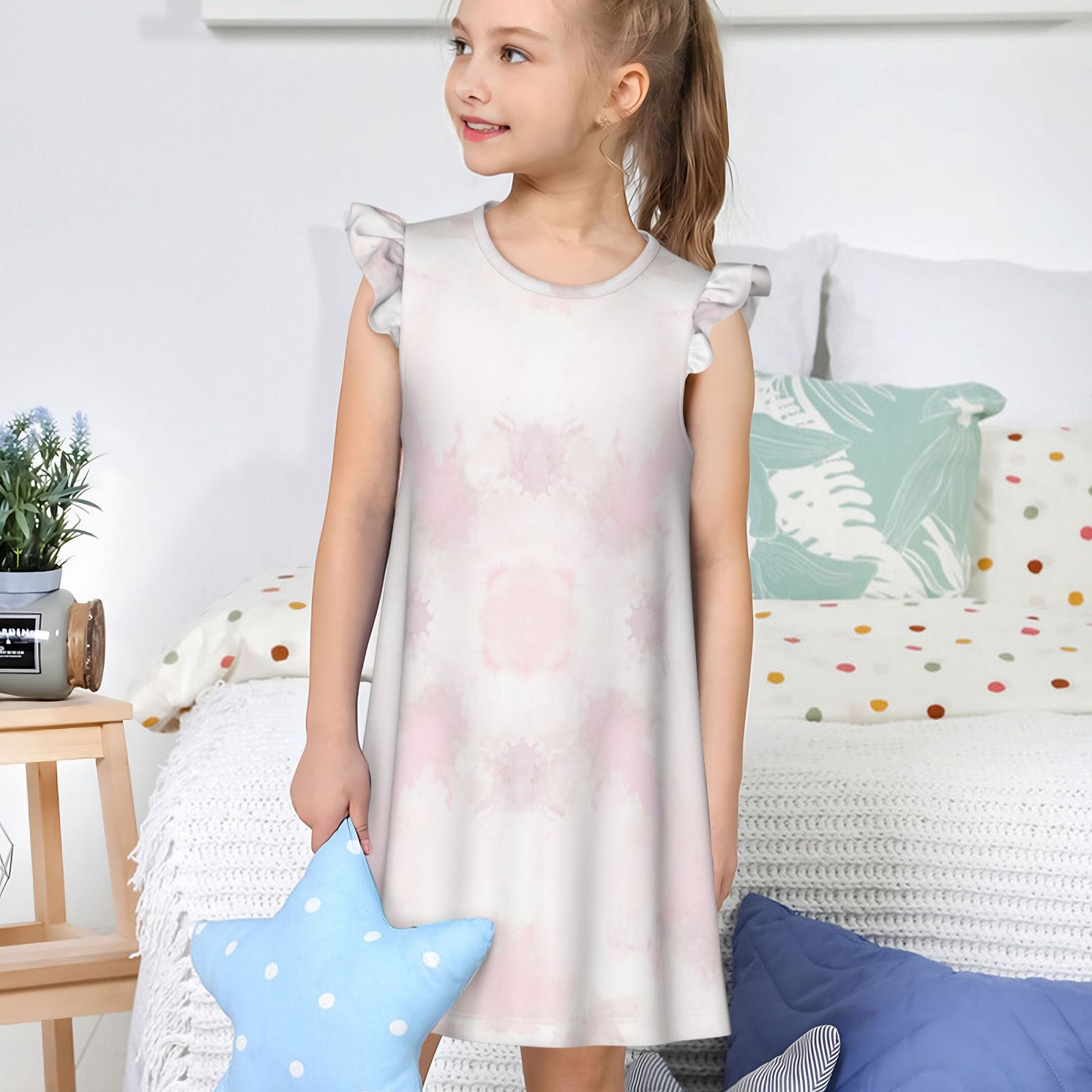 Girls Nightgowns Pajamas Dress