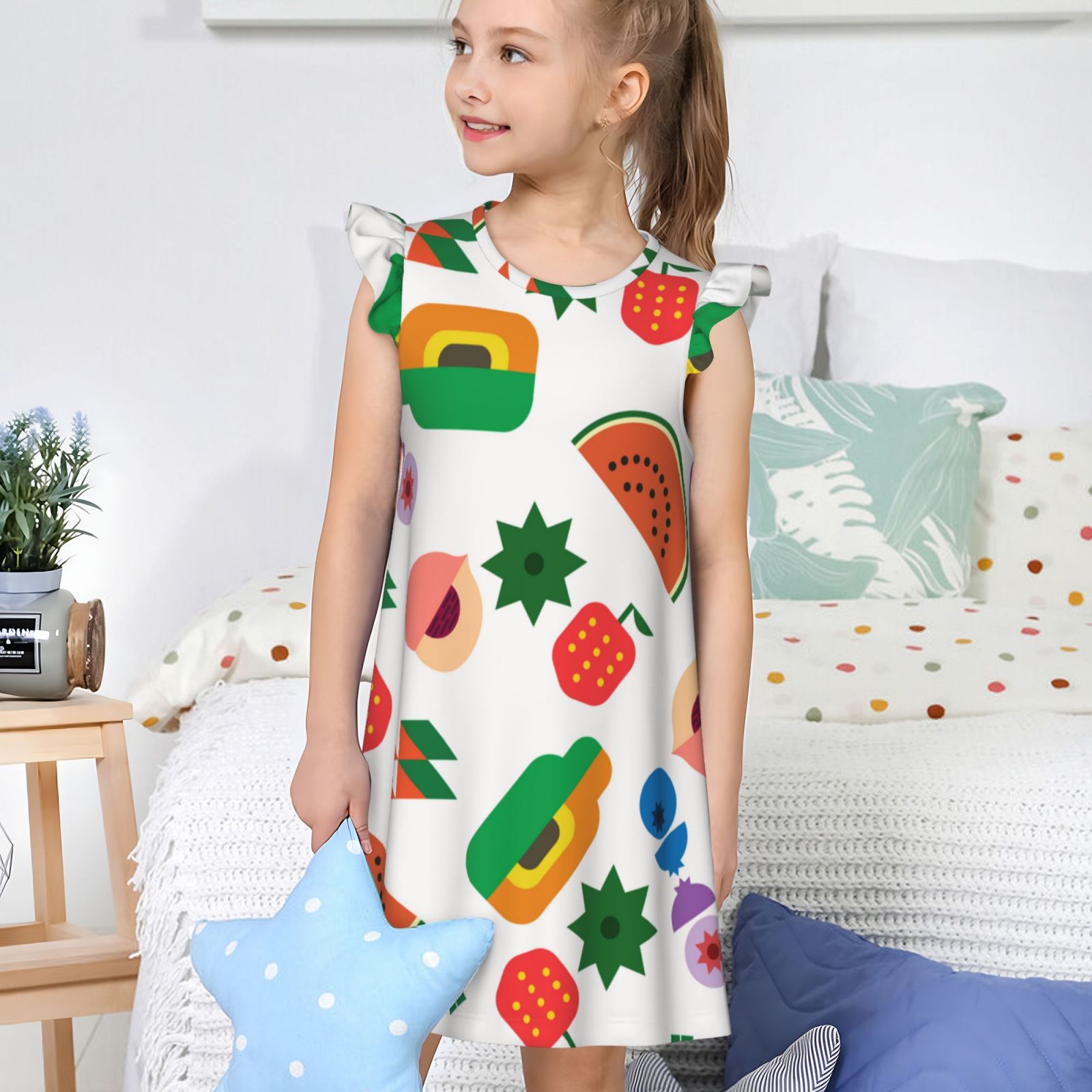 Girls Nightgowns Pajamas Dress