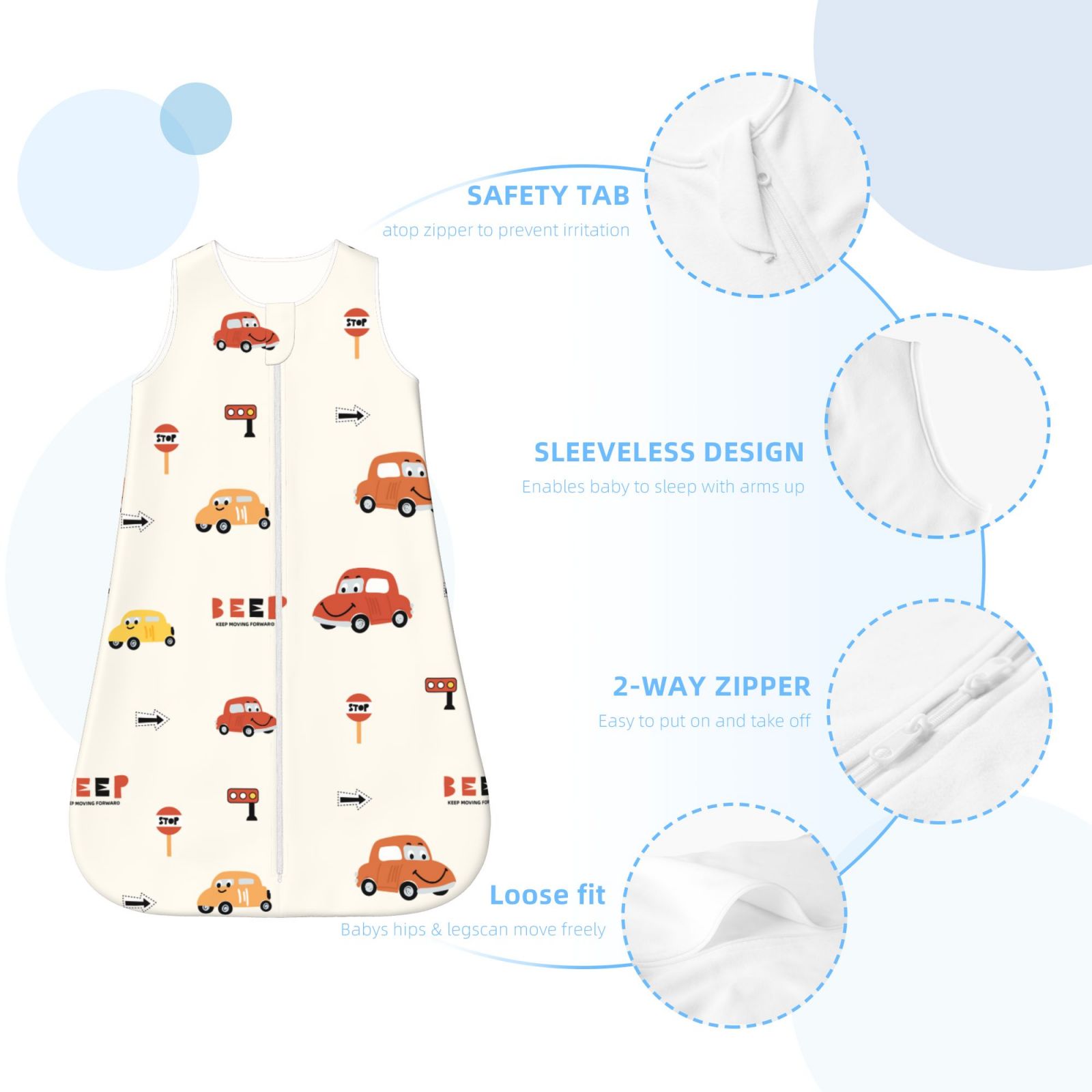 Baby Sleeveless Sleeping Bag