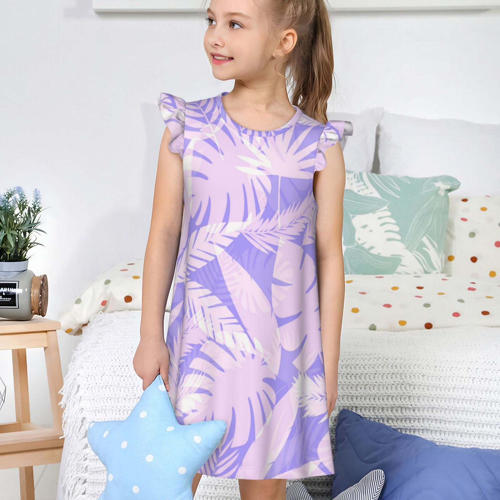 Girls Nightgowns Pajamas Dress