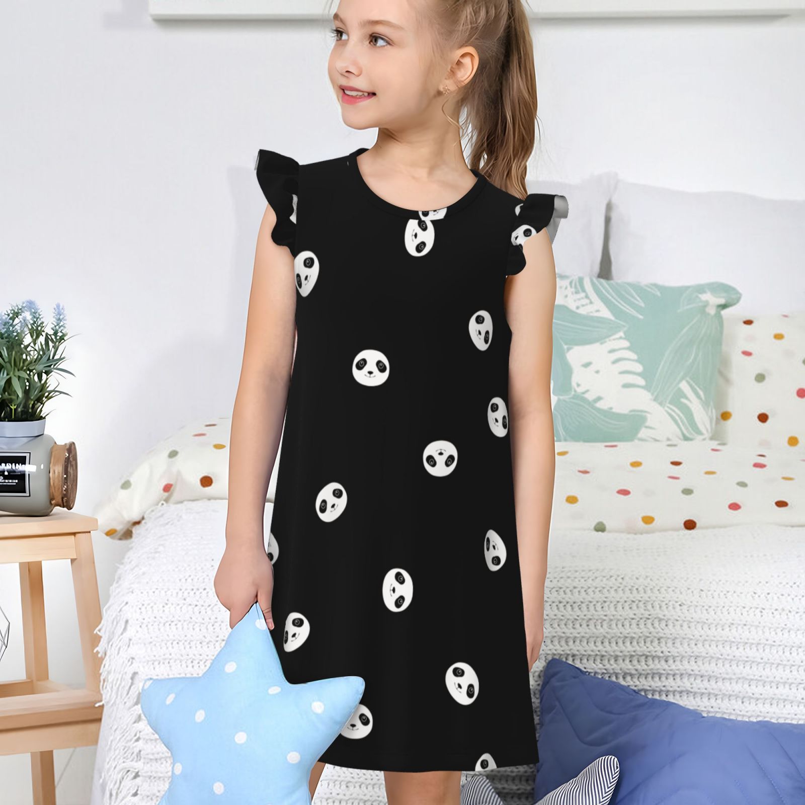 Girls Nightgowns Pajamas Dress