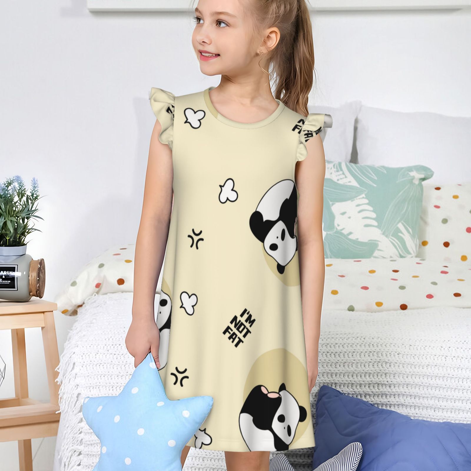 Girls Nightgowns Pajamas Dress