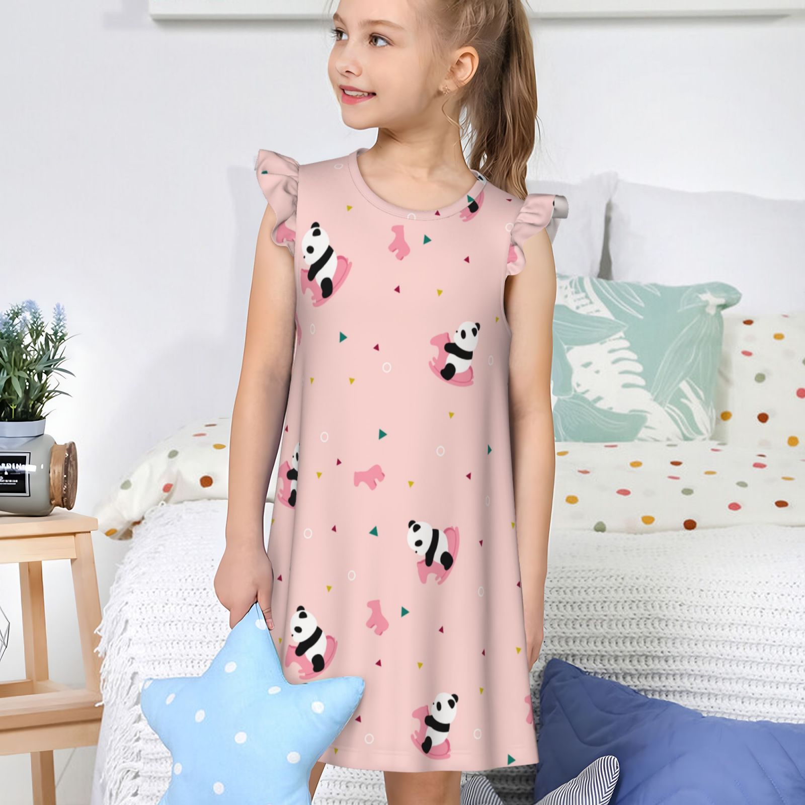 Girls Nightgowns Pajamas Dress