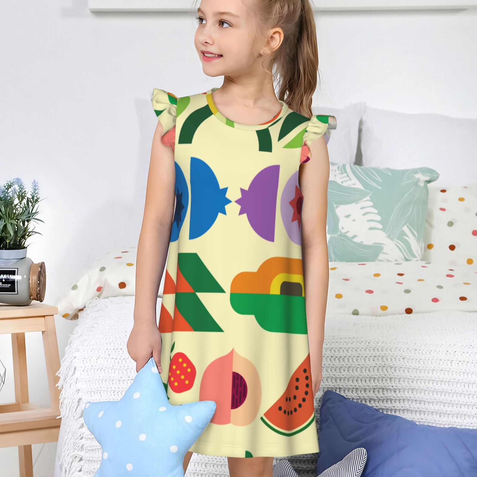 Girls Nightgowns Pajamas Dress