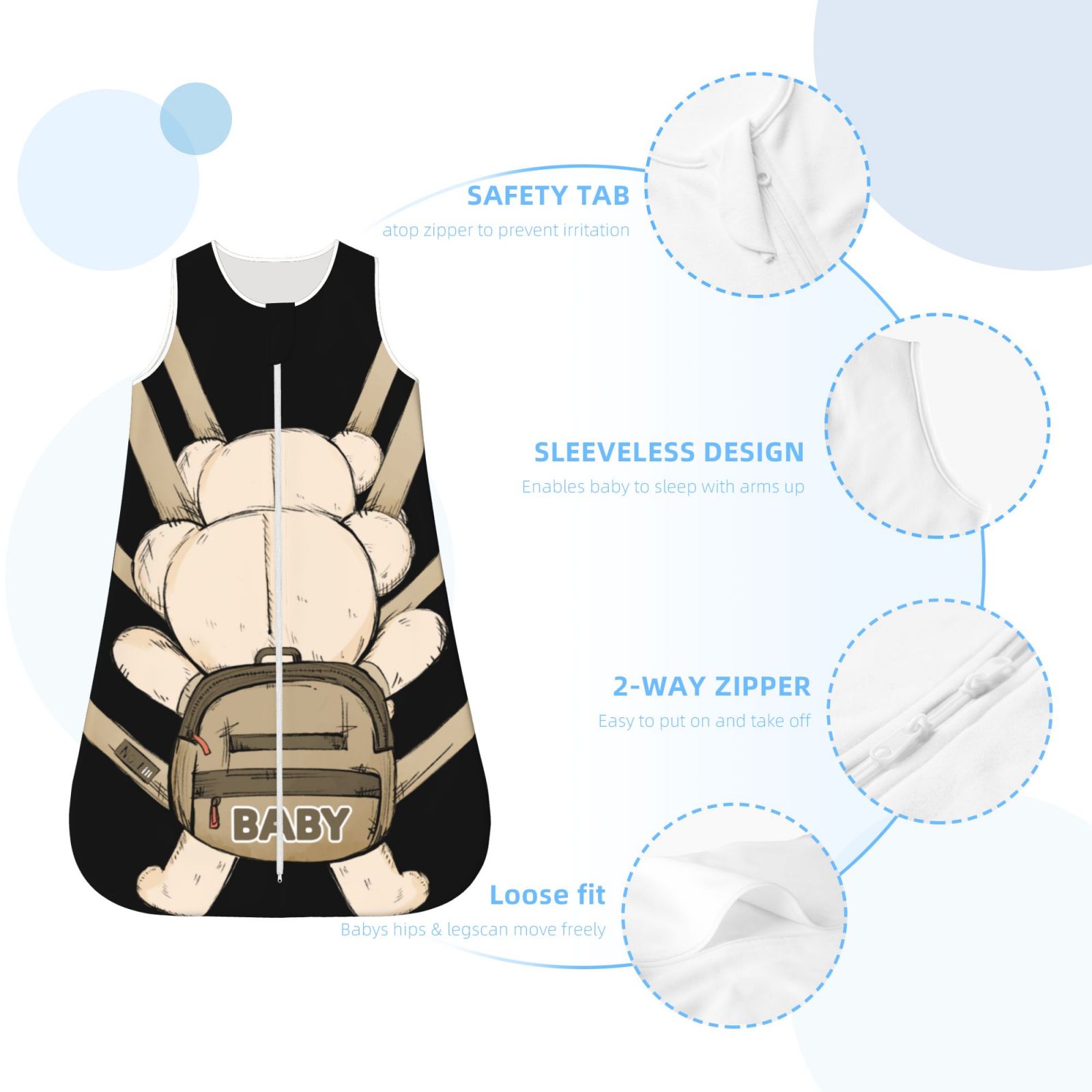 Baby Sleeveless Sleeping Bag