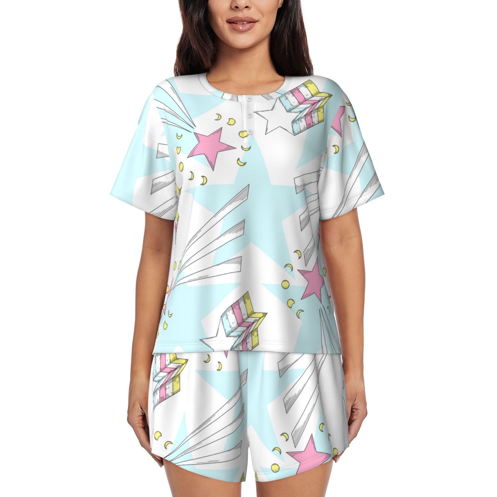 Women's Short-Sleeved Pajama