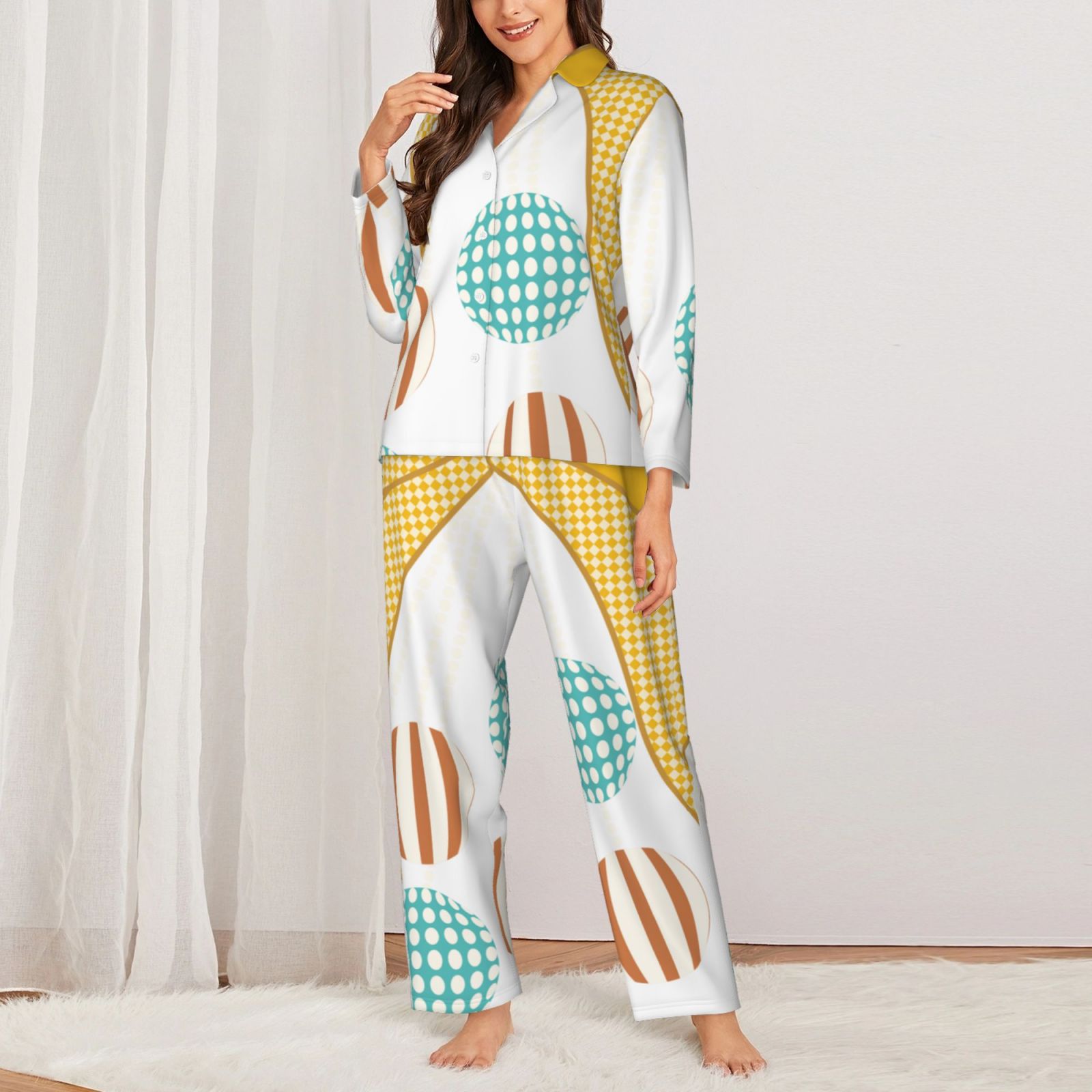 Women's Long-Sleeved Pajama Set