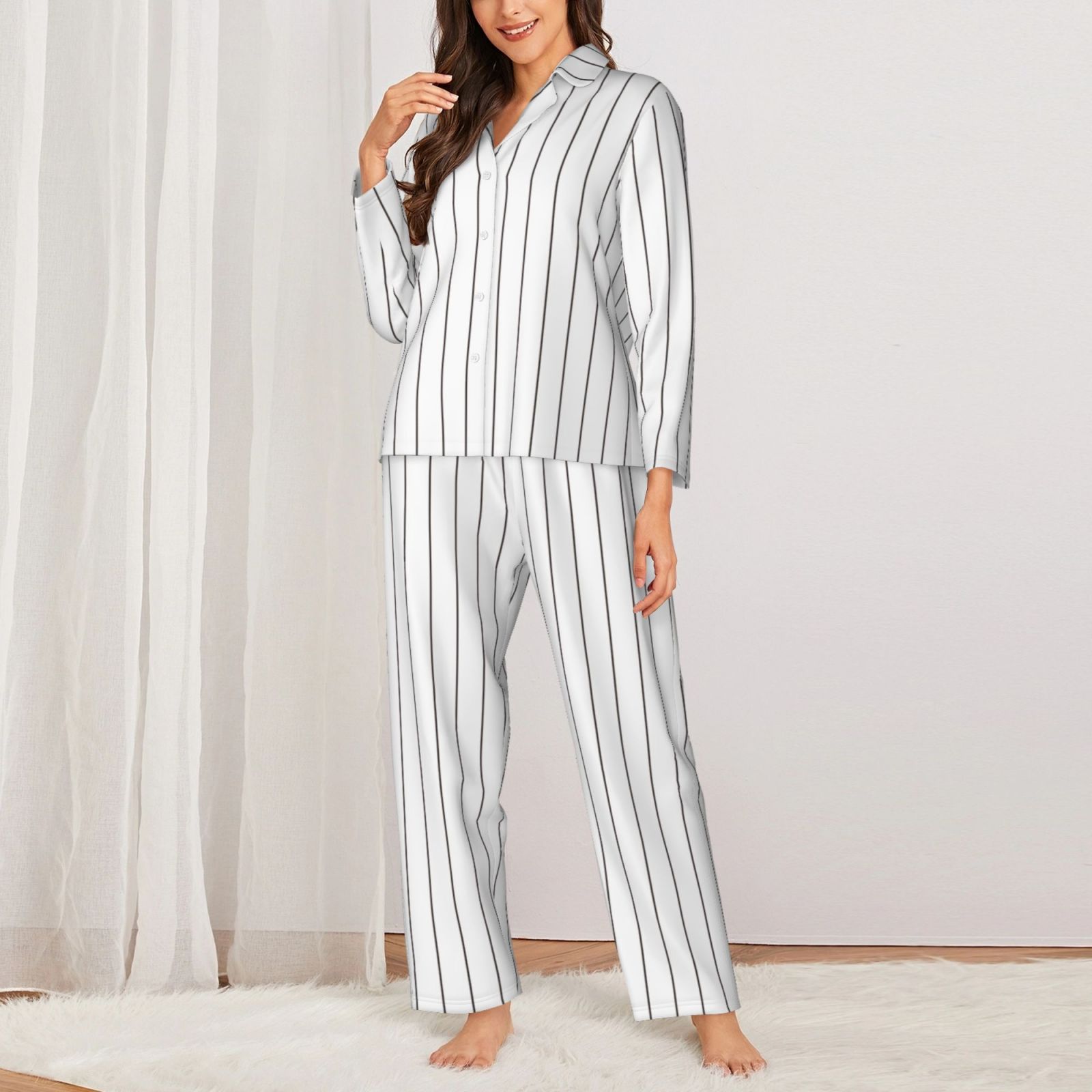 Women's Long-Sleeved Pajama Set