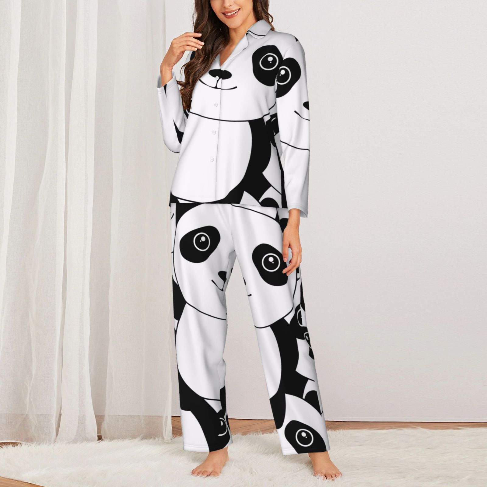 Women's Long-Sleeved Pajama Set