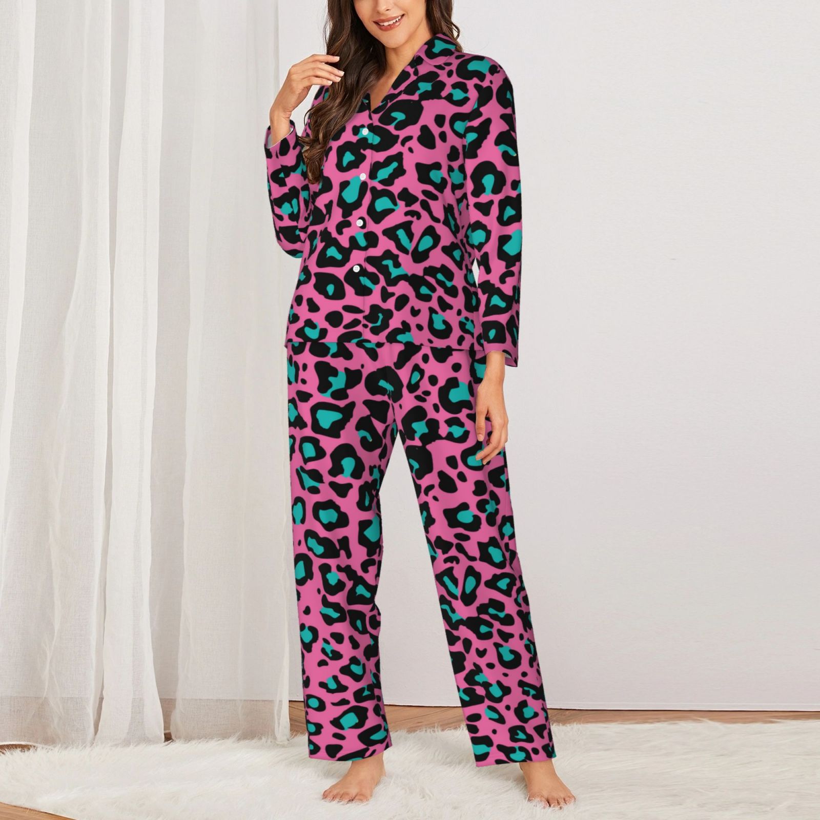 Women's Long-Sleeved Pajama Set