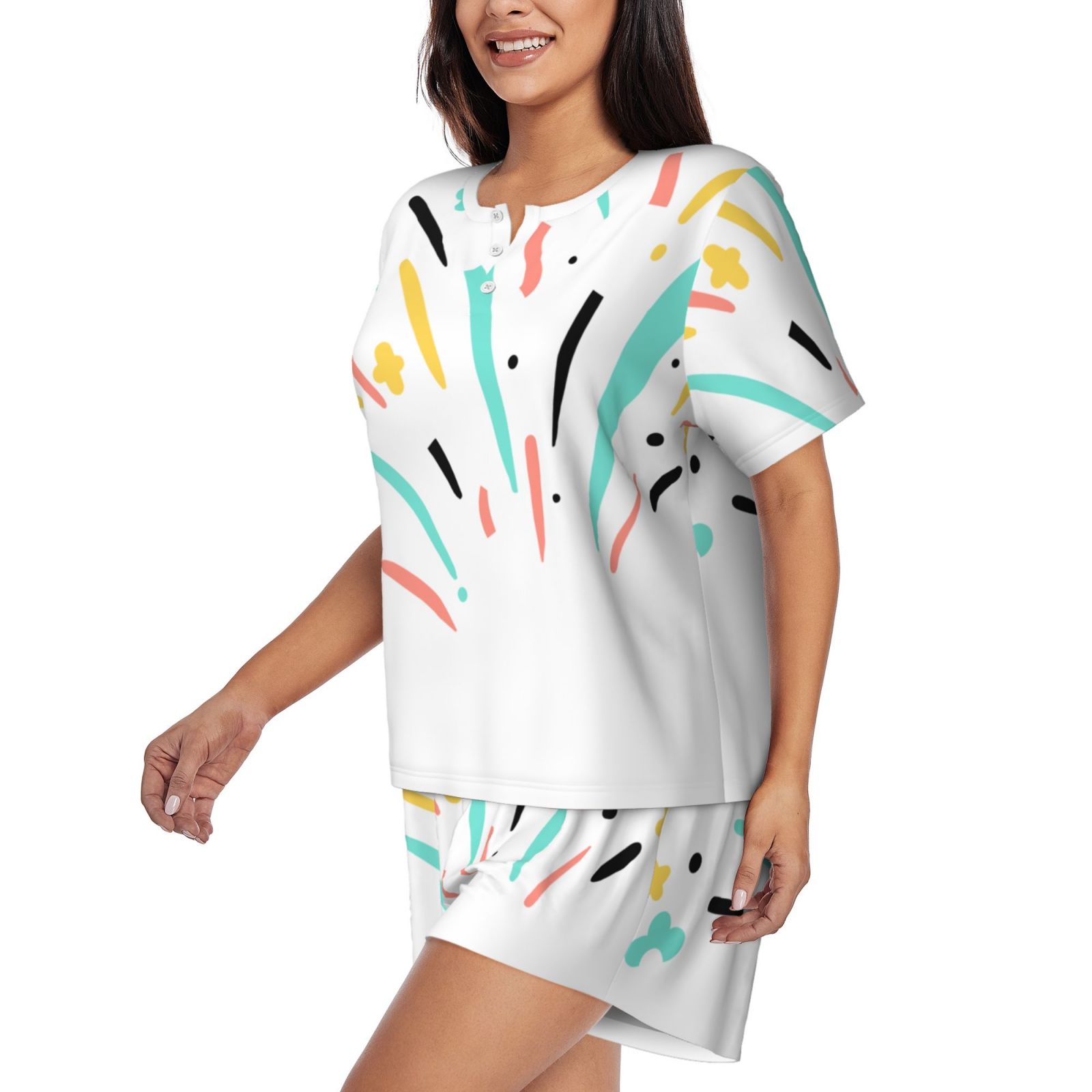 Women's Short-Sleeved Pajama