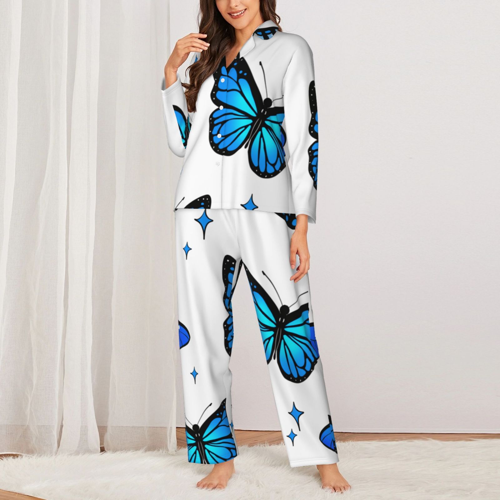 Women's Long-Sleeved Pajama Set