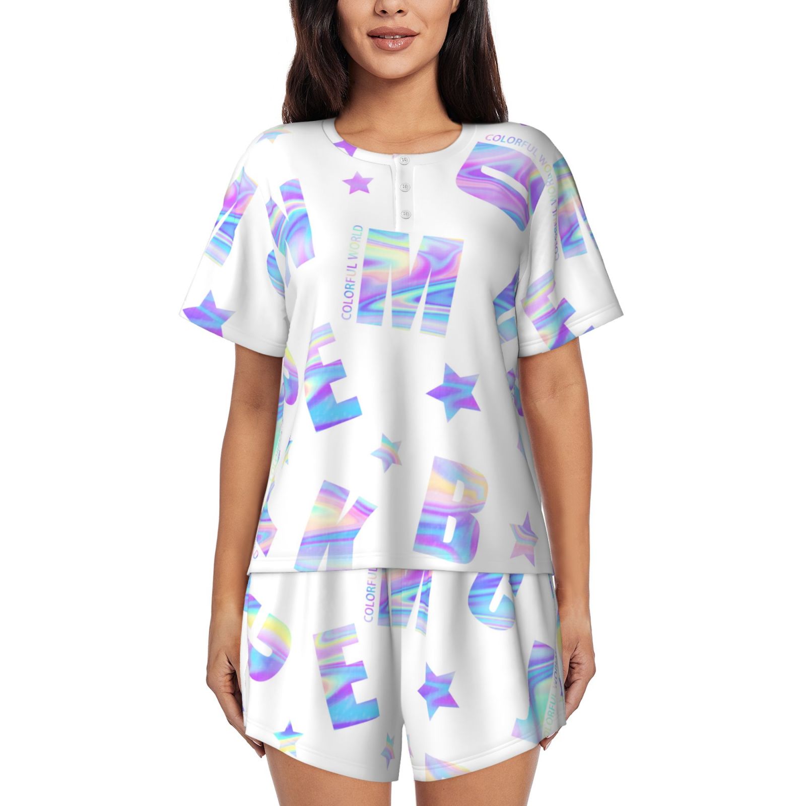 Women's Short-Sleeved Pajama